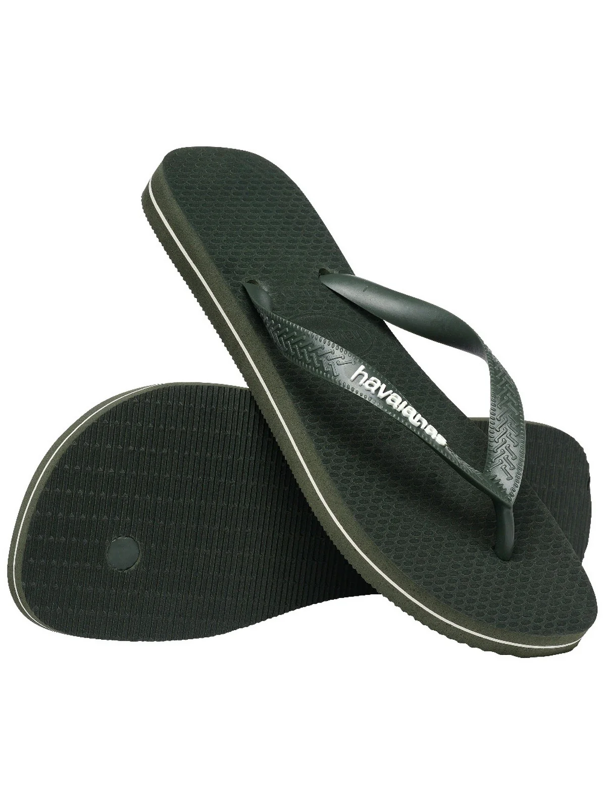 HAVAIANAS Infradito Uomo Hav. Top rubber Logo filette 4148756.4896 Verde - Image 4