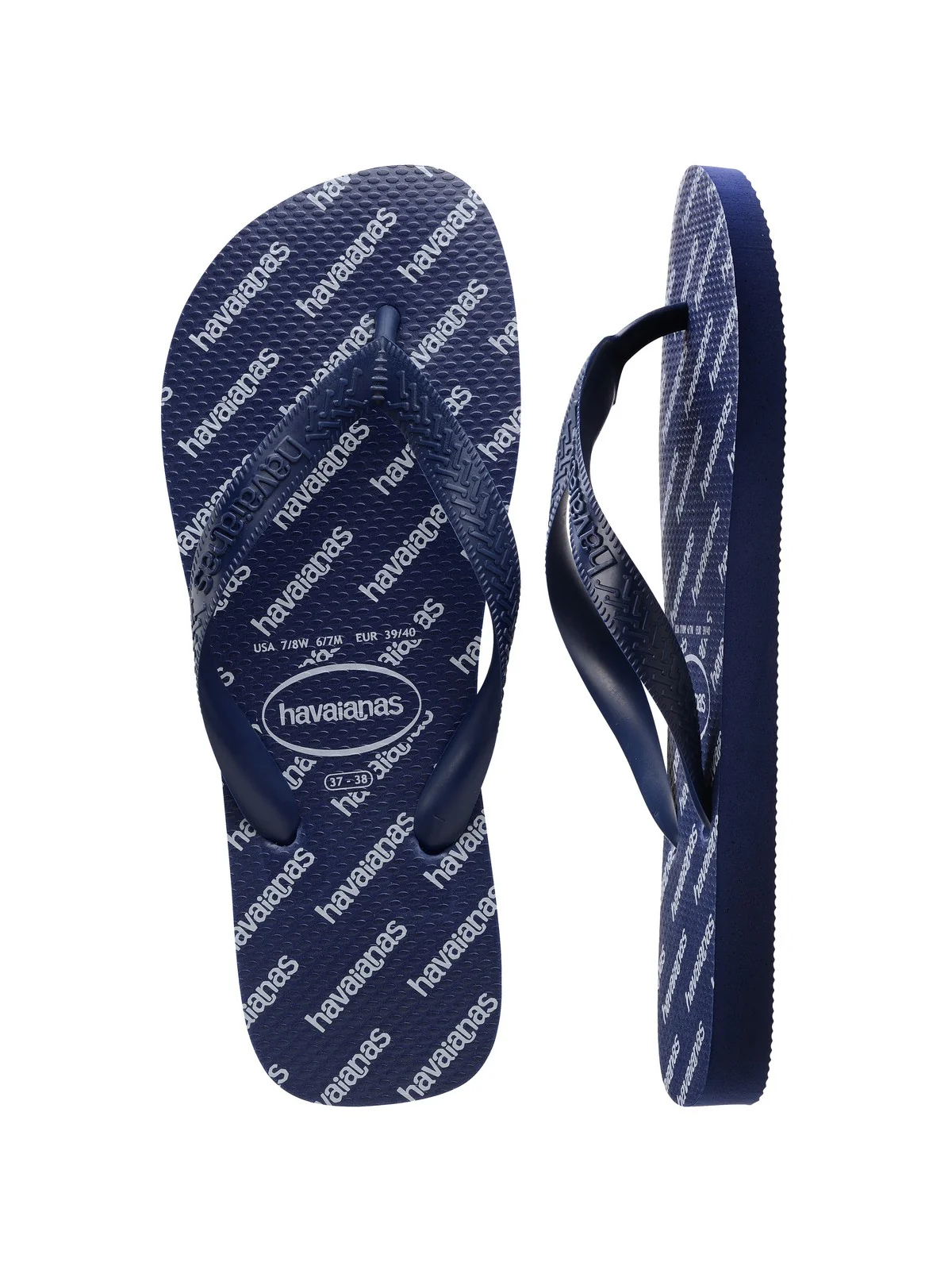 HAVAIANAS Infradito Uomo Top logomania essential 4149891.0555 Blu - Image 4