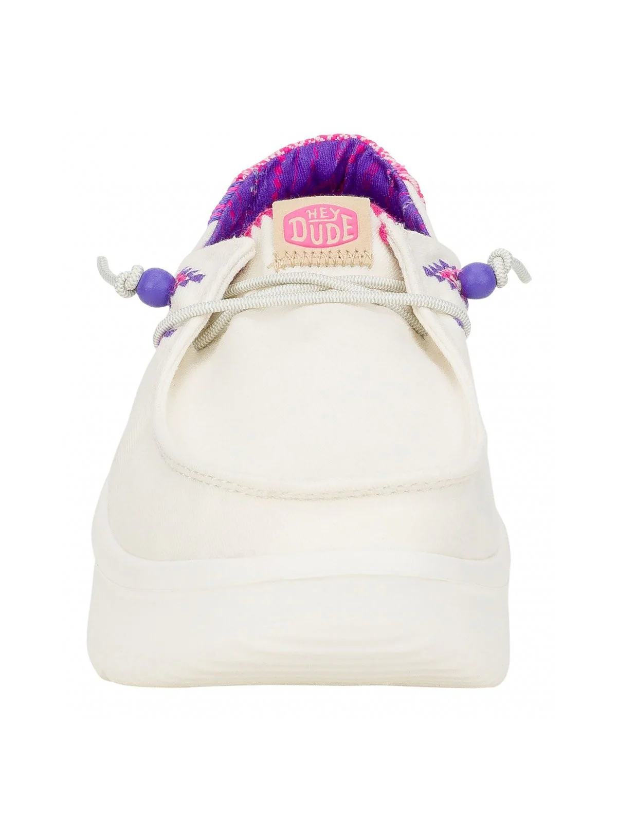 HEY DUDE Mocassino Donna  HD.41946 102 WHITE/PINK - Image 4