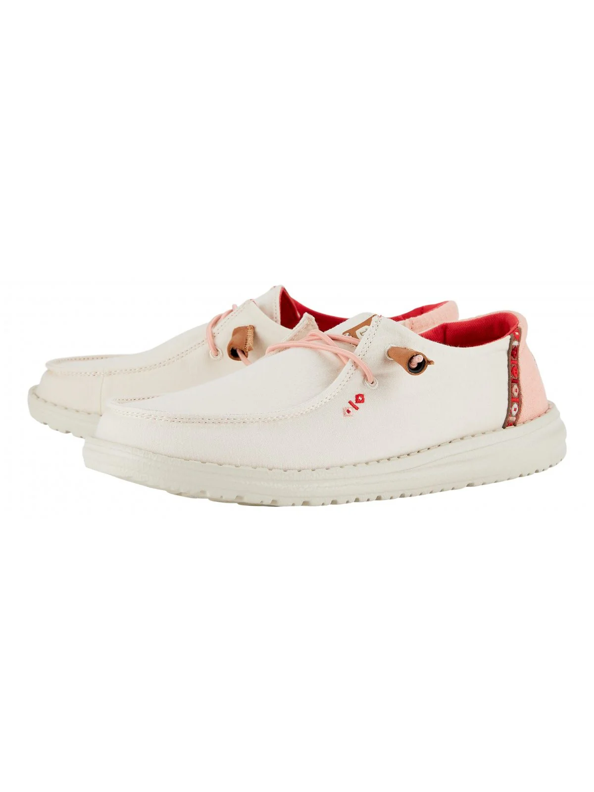 HEY DUDE Mocassino Donna Wendy Chambray Boho HD.40729 106 Bianco - Image 5