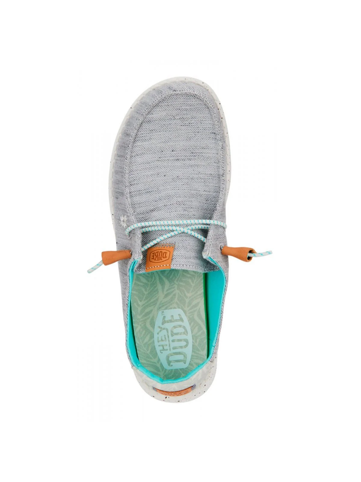 HEY DUDE Mocassino Donna Wendy Heathered Slub HD.40753 030 Grigio - Image 3