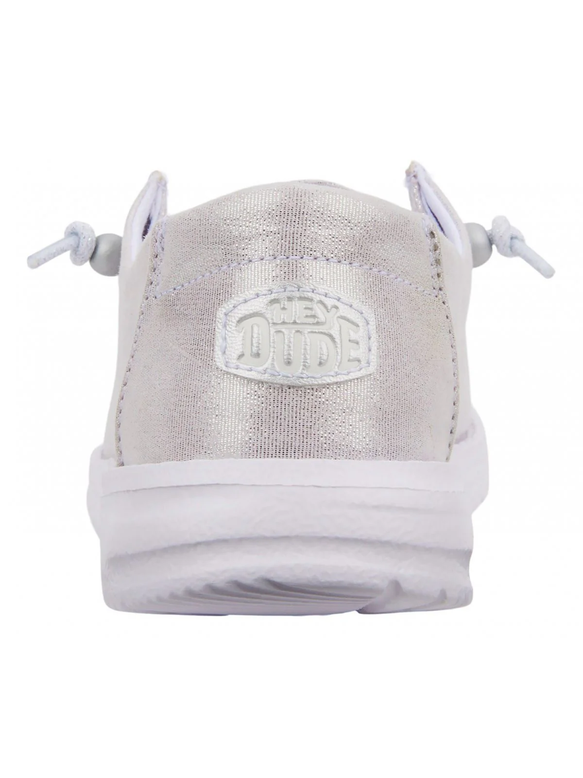 HEY DUDE Mocassino Donna Wendy Metallic Shine HD.40903 040 Argento - Image 4