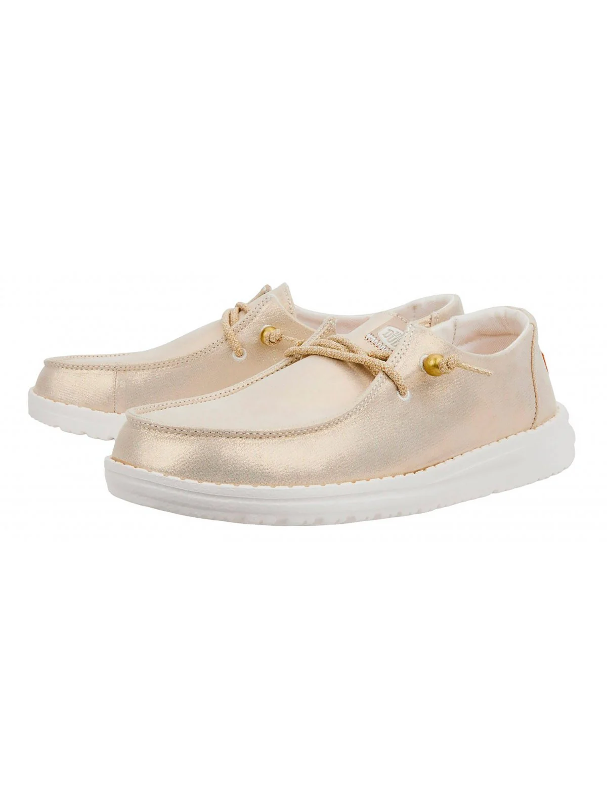 HEY DUDE Mocassino Donna Wendy Metallic Shine HD.40903 710 Oro - Image 4