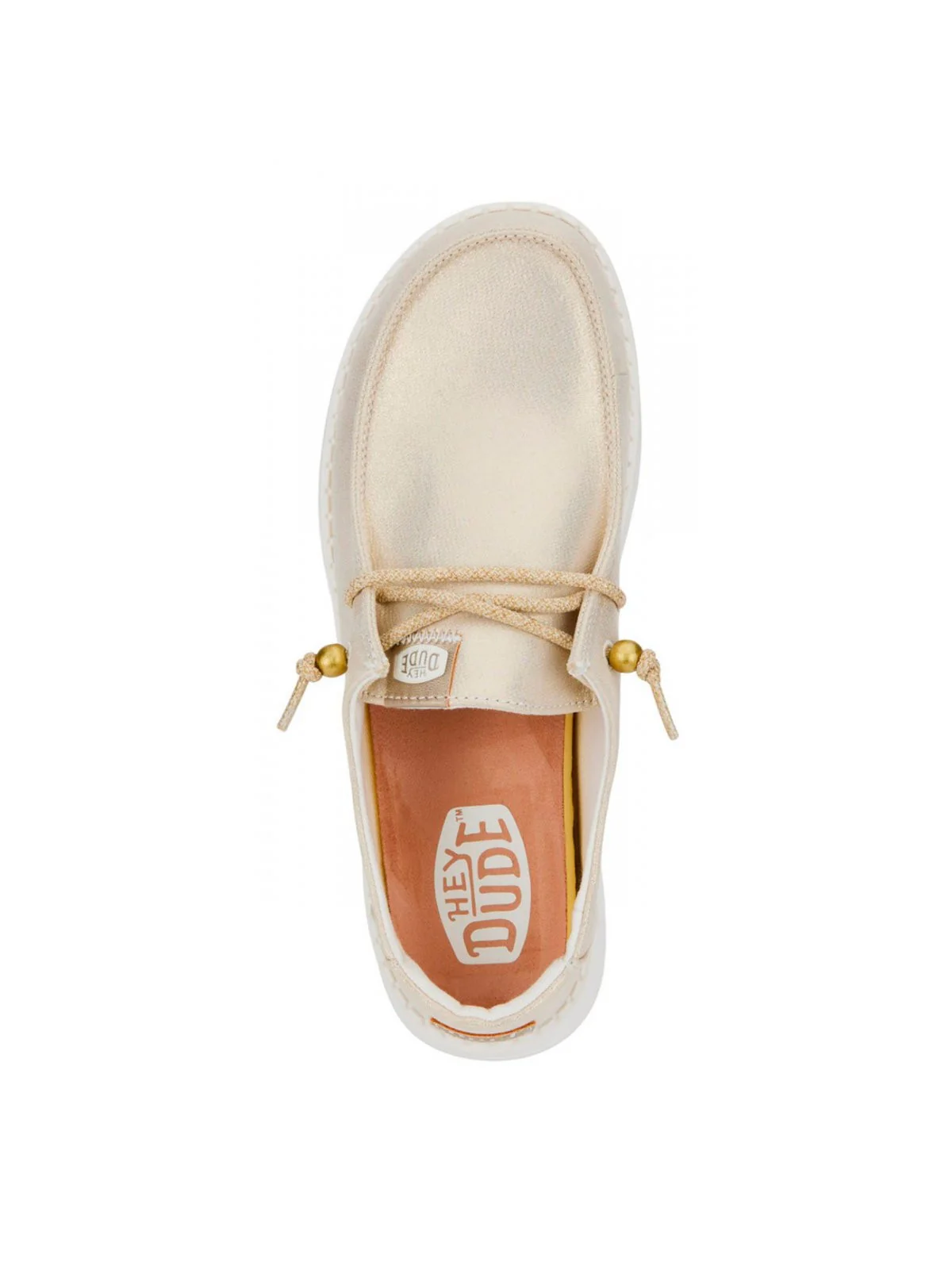 HEY DUDE Mocassino Donna Wendy Metallic Shine HD.40903 710 Oro - Image 5