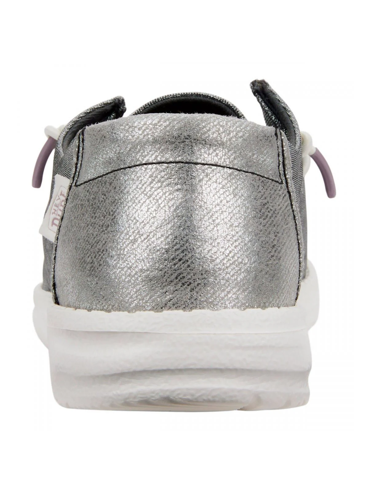HEY DUDE Mocassino Donna Wendy Metallic Sparkle HD.41082 025 Grigio - Image 5
