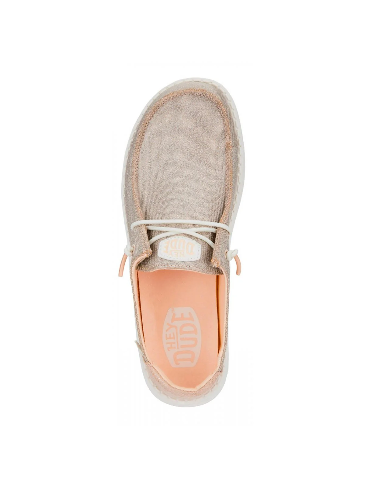 HEY DUDE Mocassino Donna Wendy Metallic Sparkle HD.41082 7D9 Rosa - Image 2