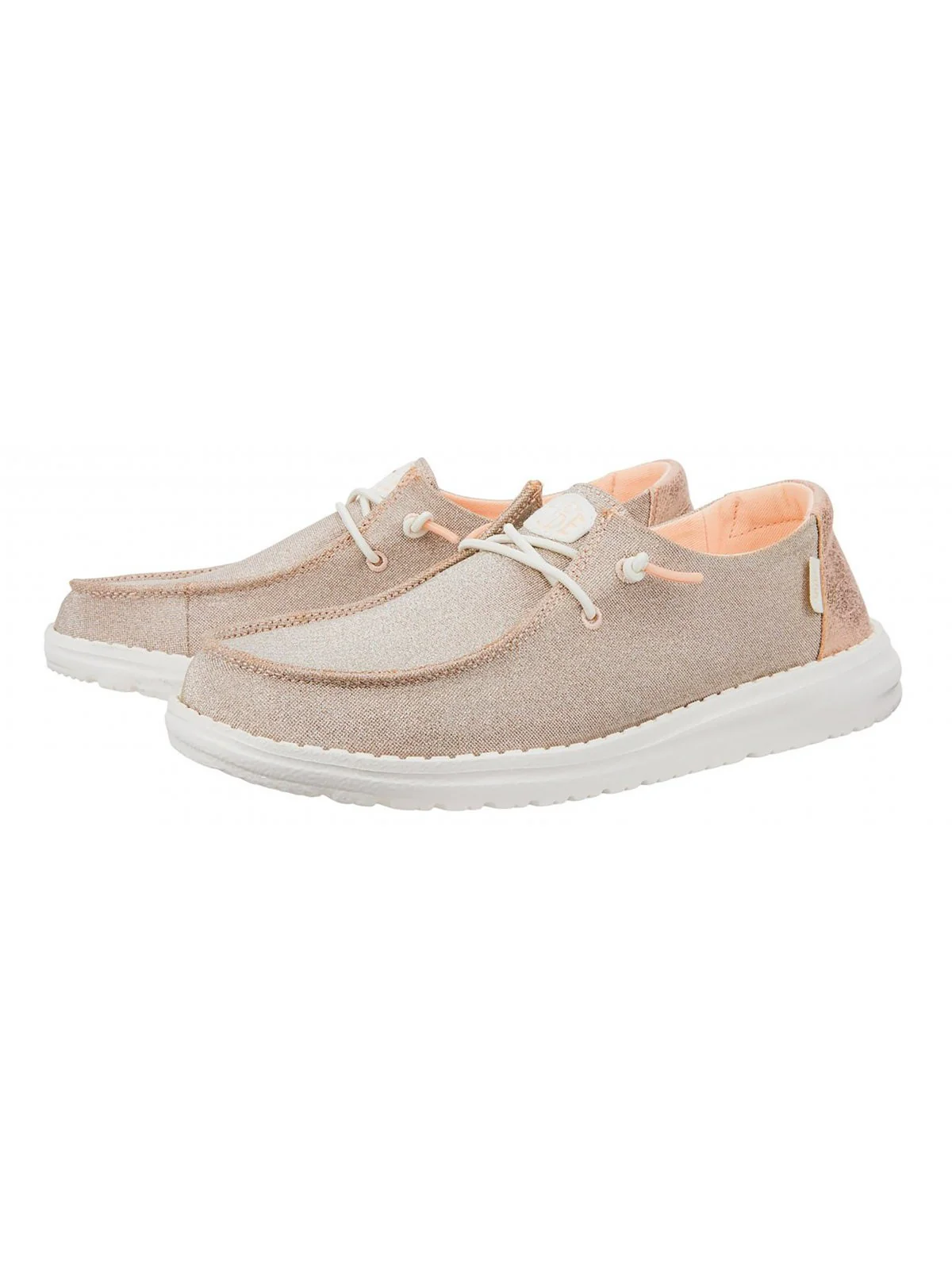 HEY DUDE Mocassino Donna Wendy Metallic Sparkle HD.41082 7D9 Rosa - Image 5
