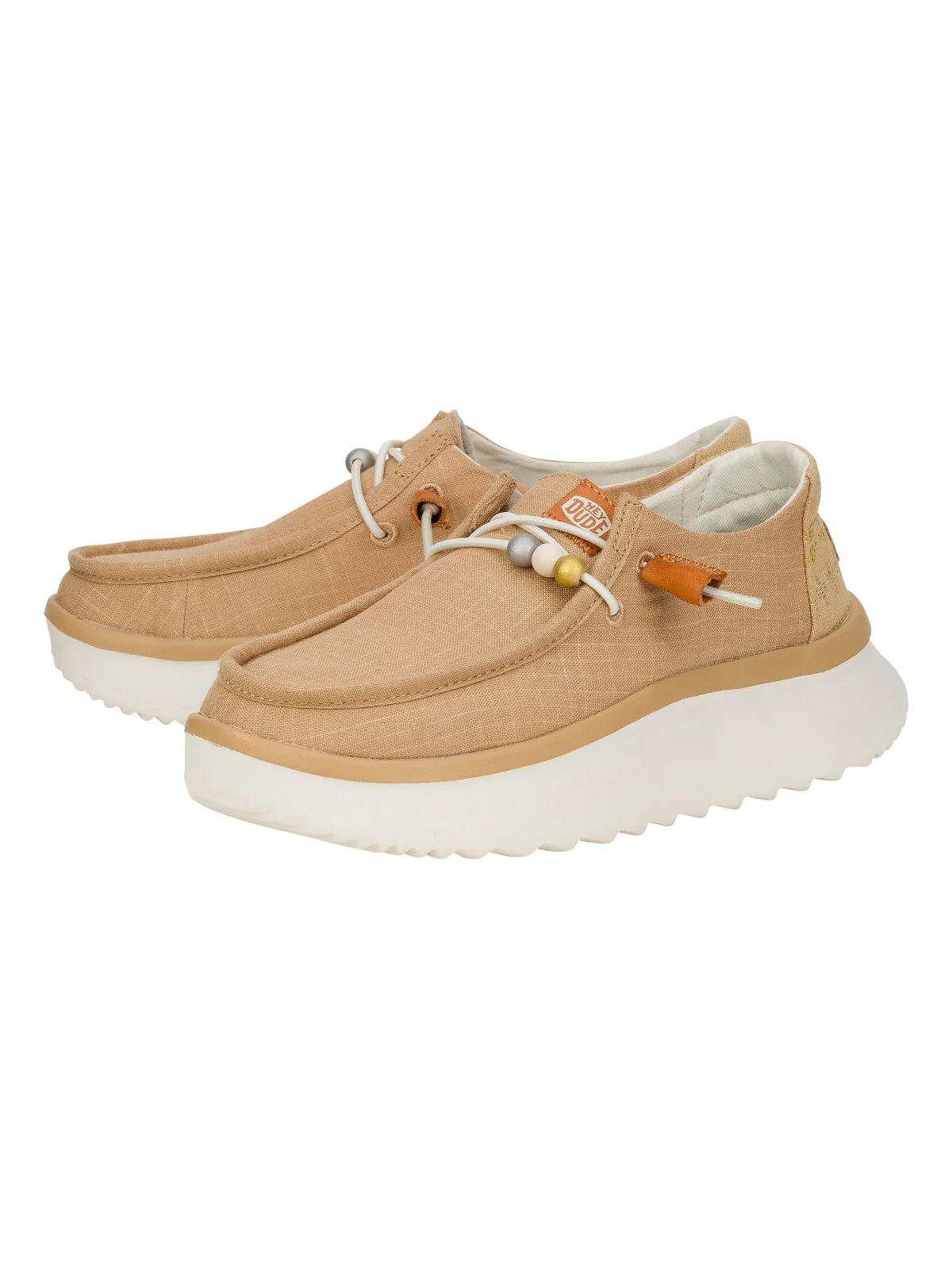 HEY DUDE Mocassino Donna Wendy Peak Baja Stripe HD.40739 265 Beige - Image 4