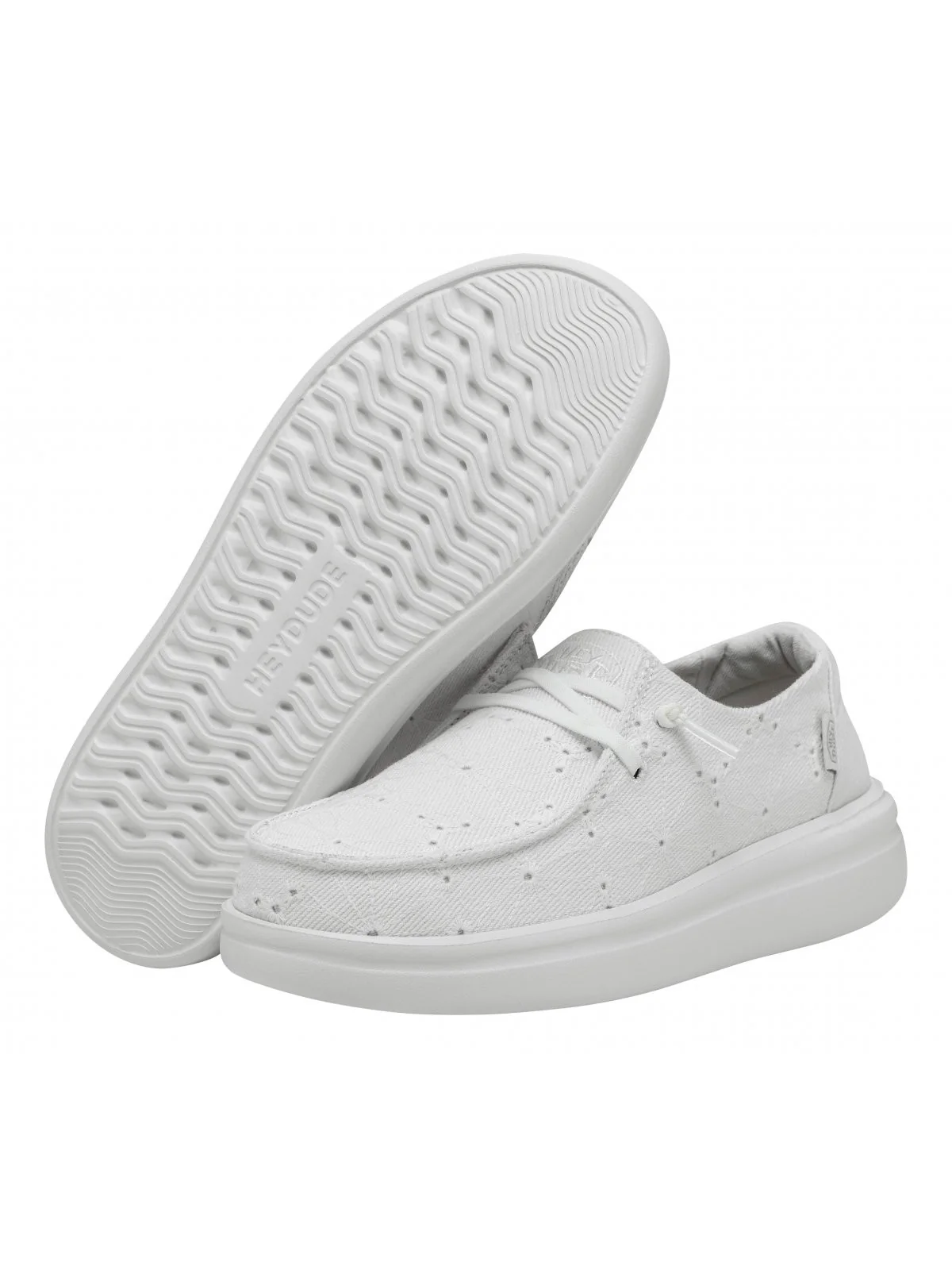 HEY DUDE Mocassino Donna Wendy Rise Eyelet W HD.40075 9CT Bianco - Image 5