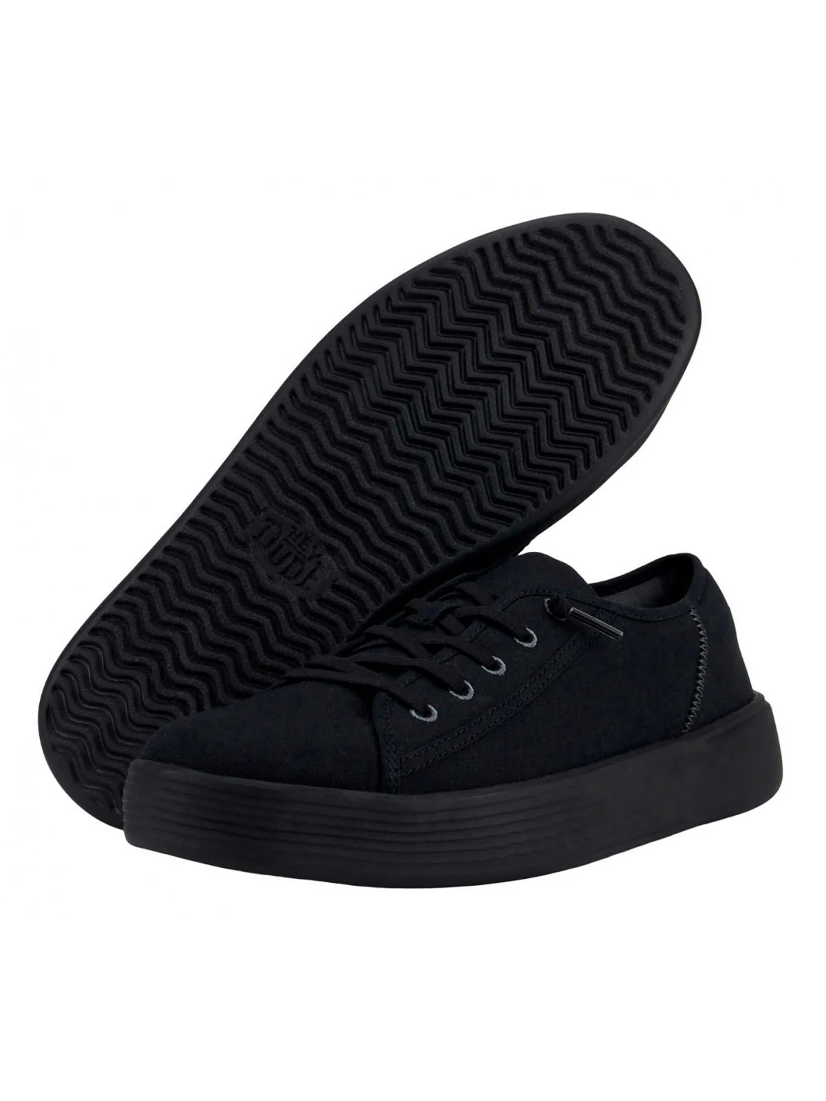 HEY DUDE Mocassino Uomo Cody M Canvas HD.41291 060 Nero - Image 2