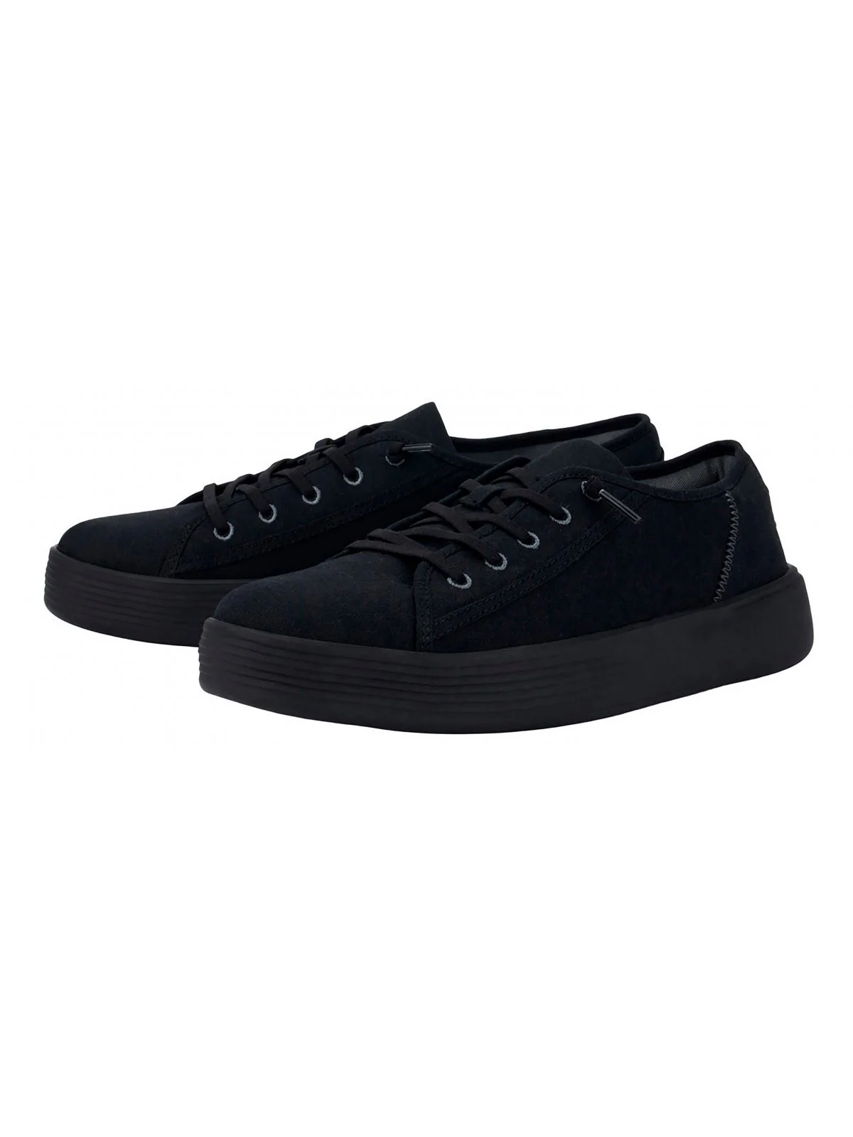 HEY DUDE Mocassino Uomo Cody M Canvas HD.41291 060 Nero - Image 3