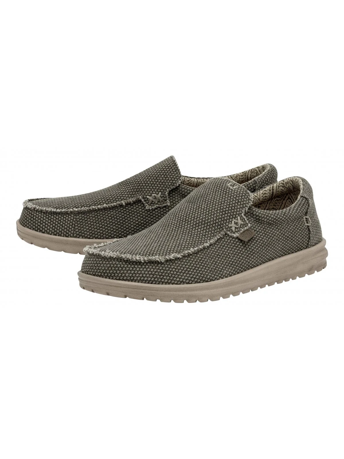 HEY DUDE Mocassino Uomo Mikka Braided HD.40124 3VE Verde - Image 5