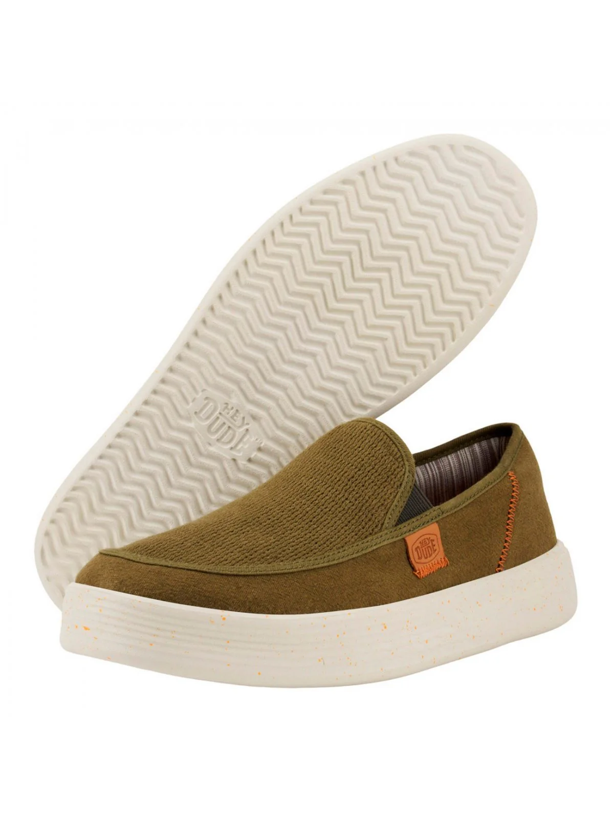 HEY DUDE Mocassino Uomo Sunapee M Coastline HD.40726 337 Verde - Image 3