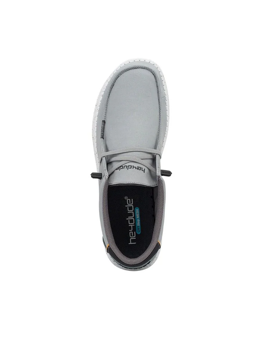 HEY DUDE Mocassino Uomo Wally adv 112413296 Grigio - Image 4