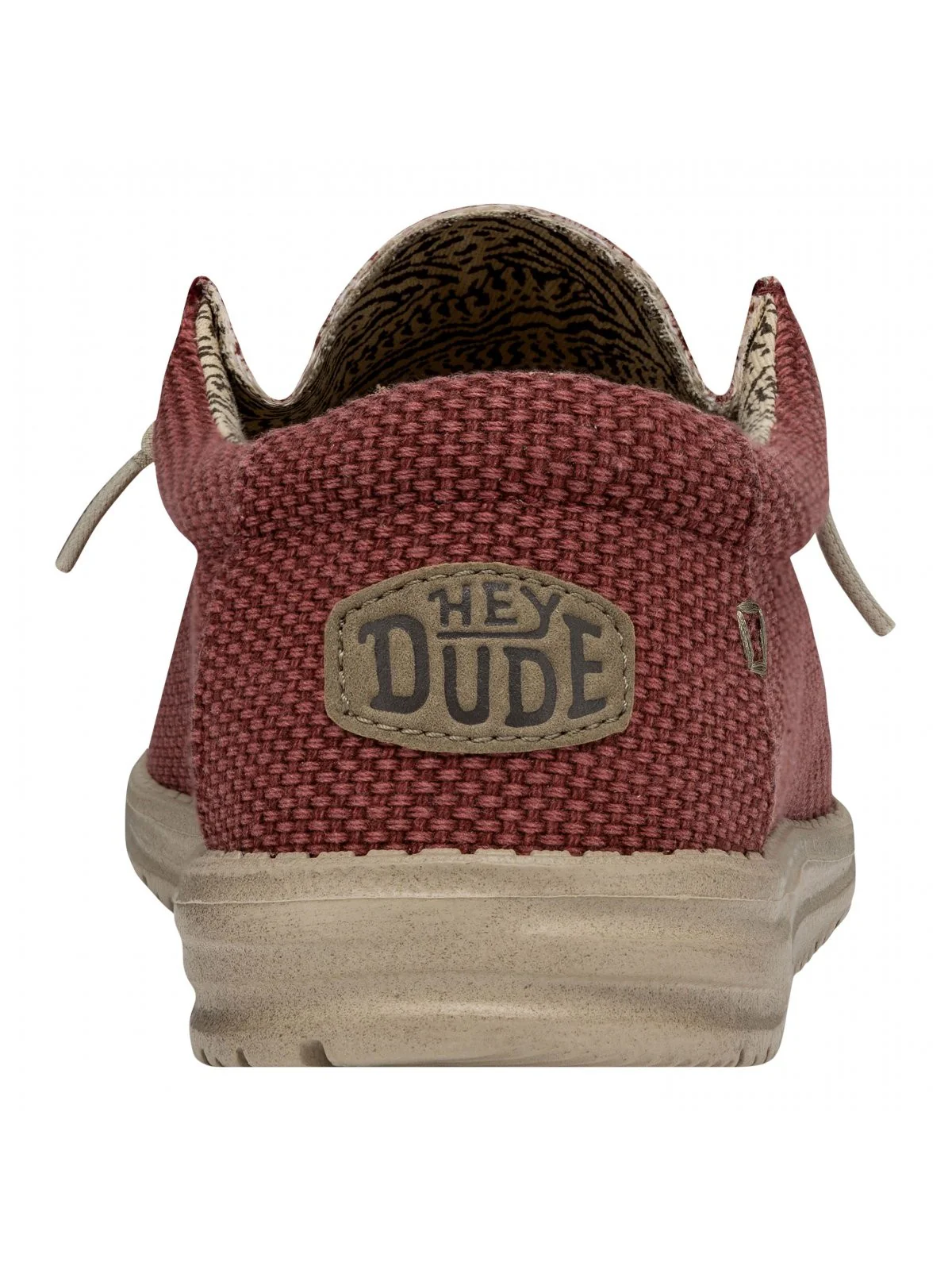 HEY DUDE Mocassino Uomo Wally Braided HD.40003 6VP Rosso - Image 5