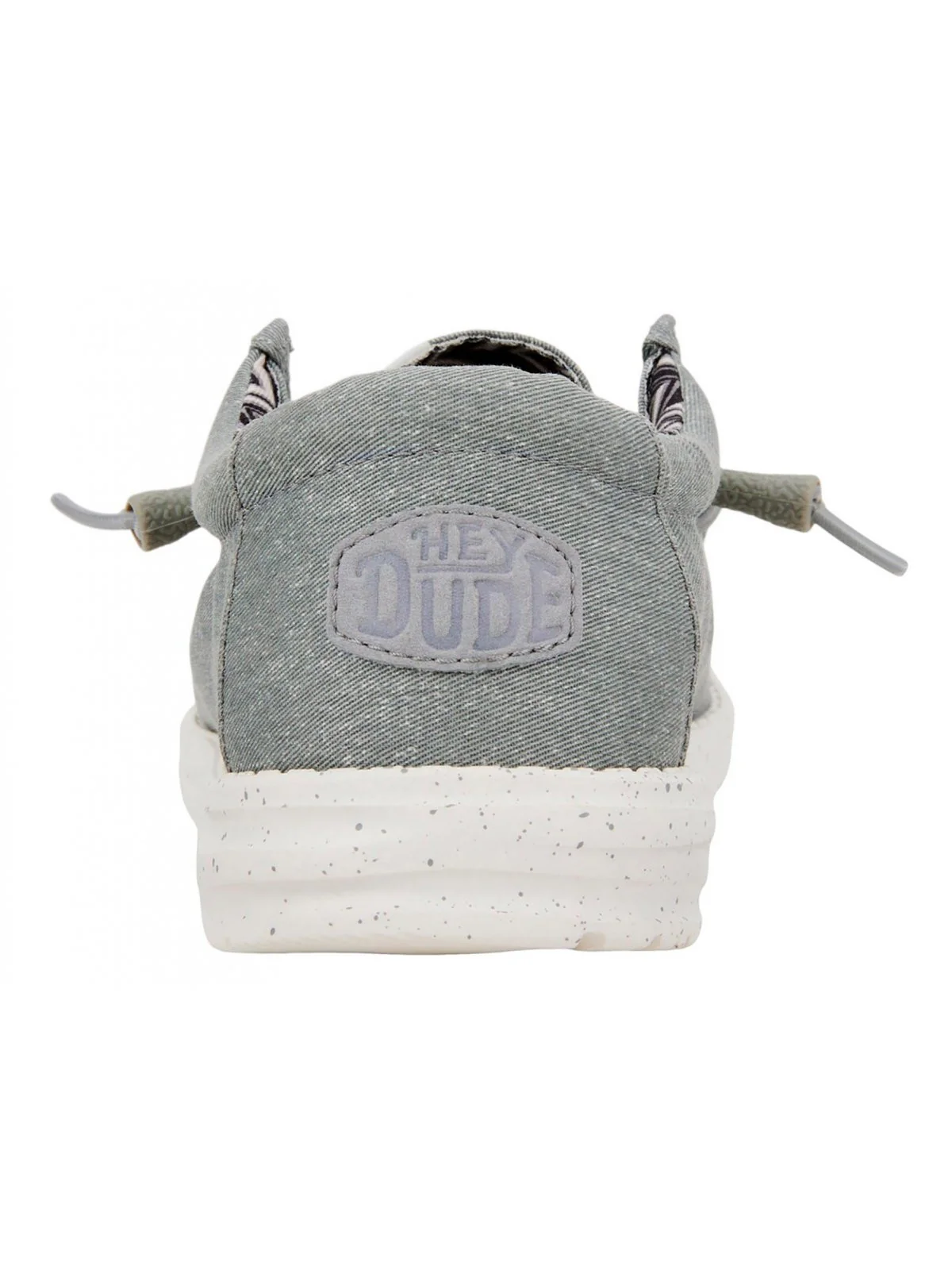 HEY DUDE Mocassino Uomo Wally Canvas HD.40700 007 Grigio - Image 5