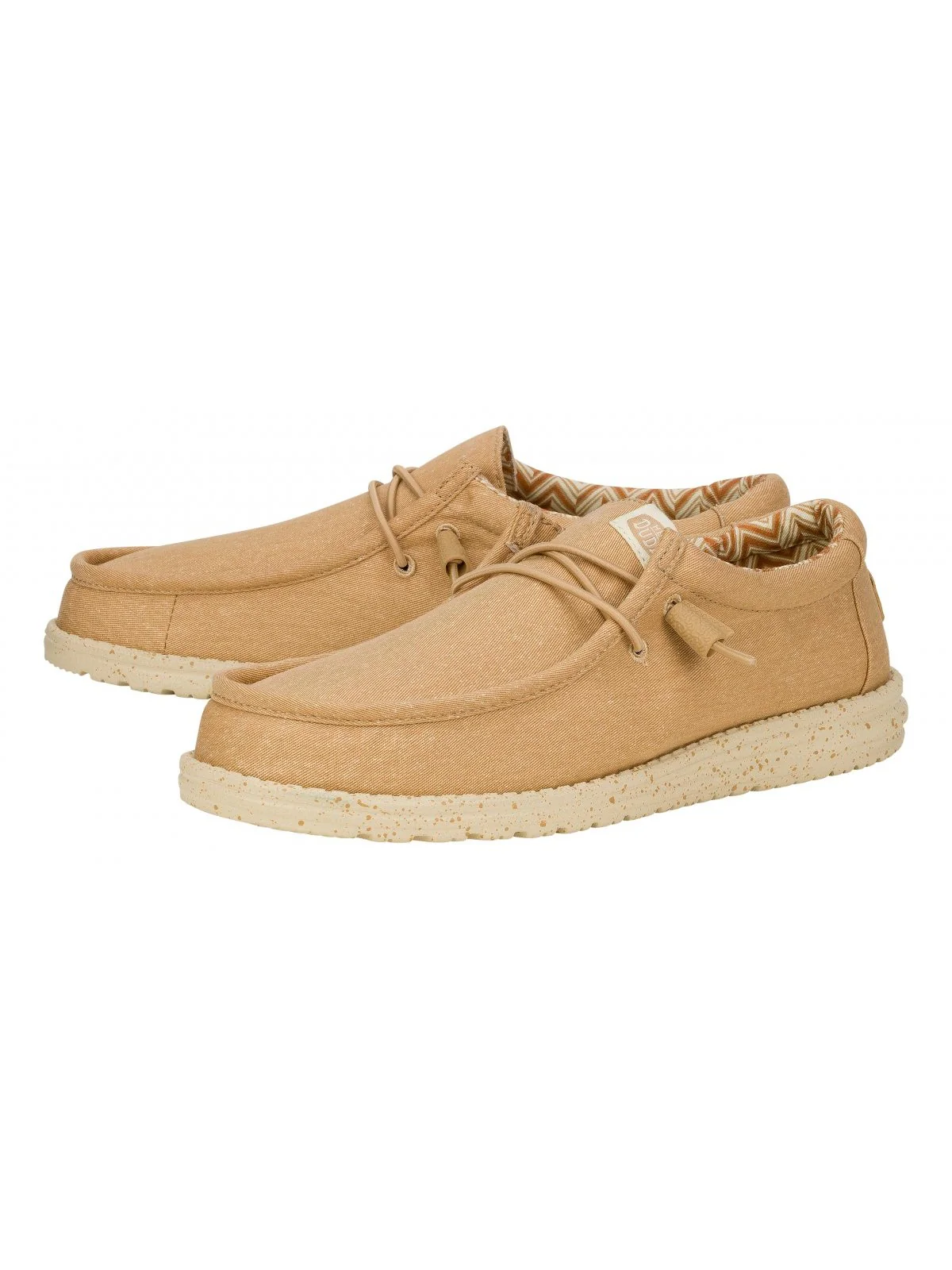 HEY DUDE Mocassino Uomo Wally Canvas HD.40700 265 Beige - Image 2