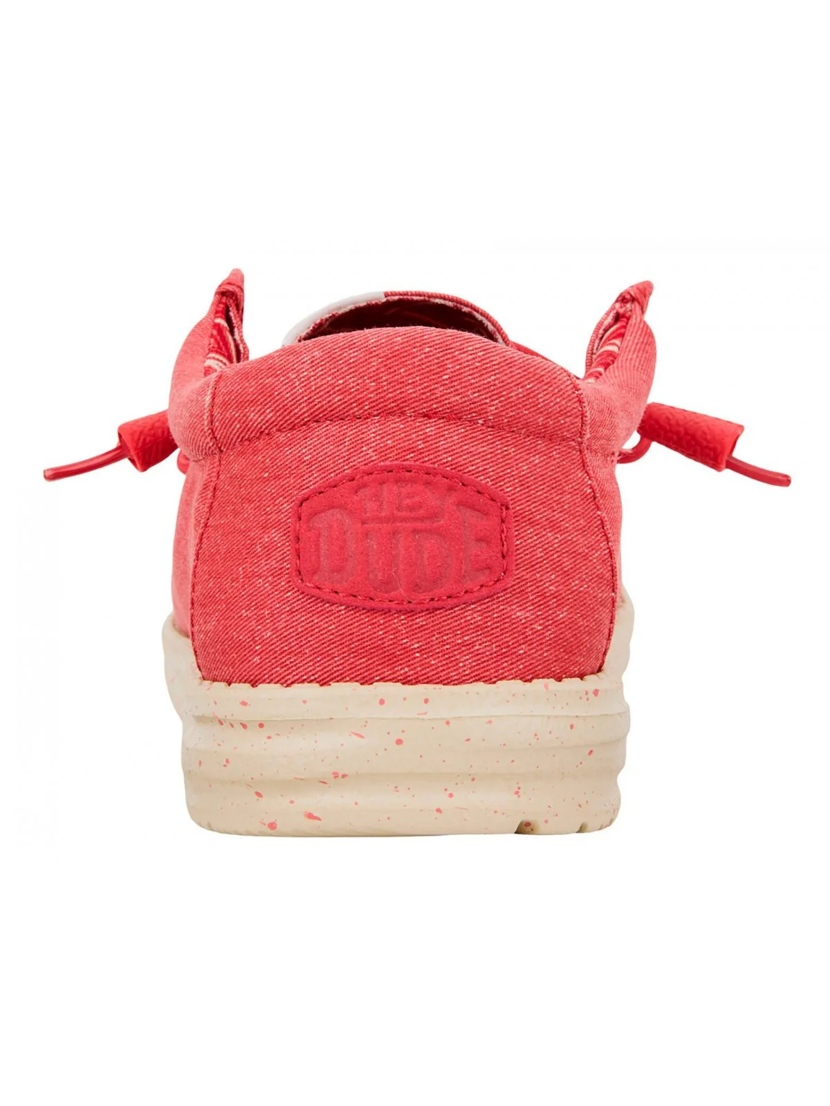 HEY DUDE Mocassino Uomo Wally Canvas HD.40700 6VF Rosso - Image 5