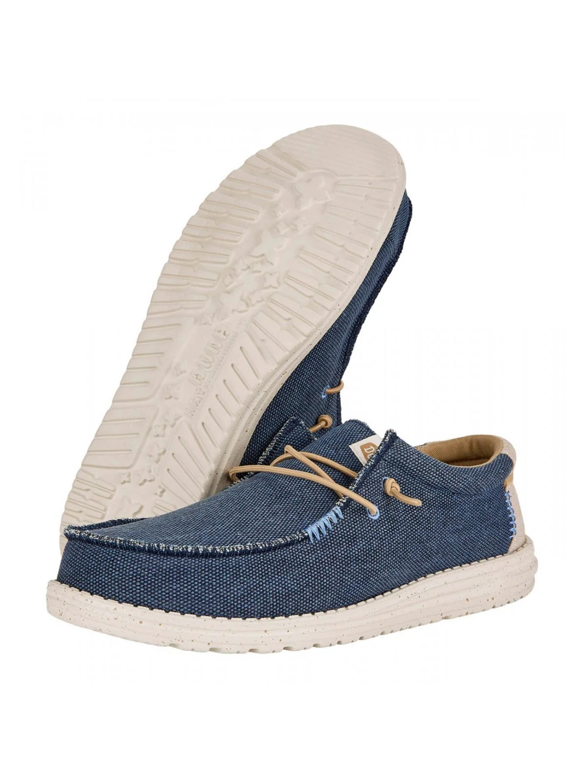 HEY DUDE Mocassino Uomo Wally Coastline Jute HD.40952 410 NAVY - Image 2