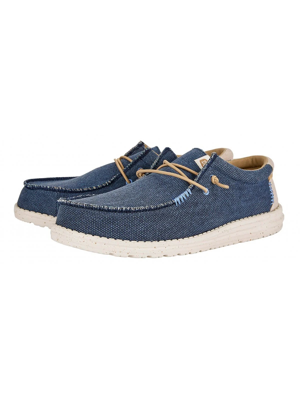 HEY DUDE Mocassino Uomo Wally Coastline Jute HD.40952 410 NAVY - Image 3