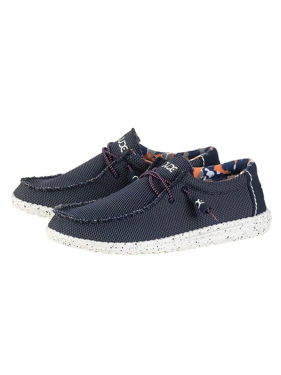 HEY DUDE Mocassino Uomo Wally sox 110352611 Blu - Image 3
