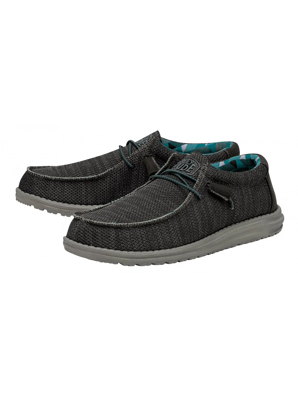 HEY DUDE Mocassino Uomo Wally sox HD.40019 025 Grigio - Image 2