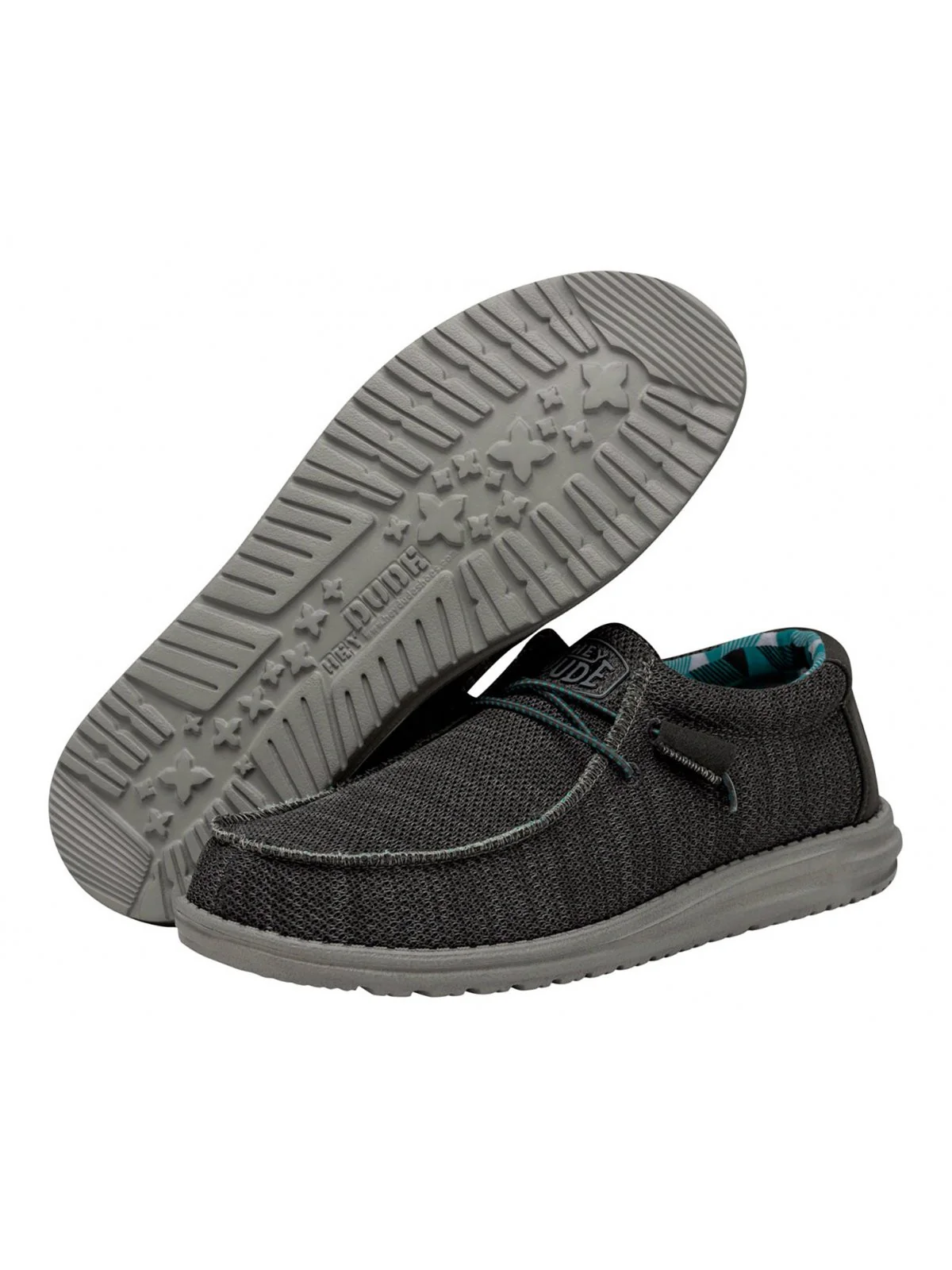 HEY DUDE Mocassino Uomo Wally sox HD.40019 025 Grigio - Image 6