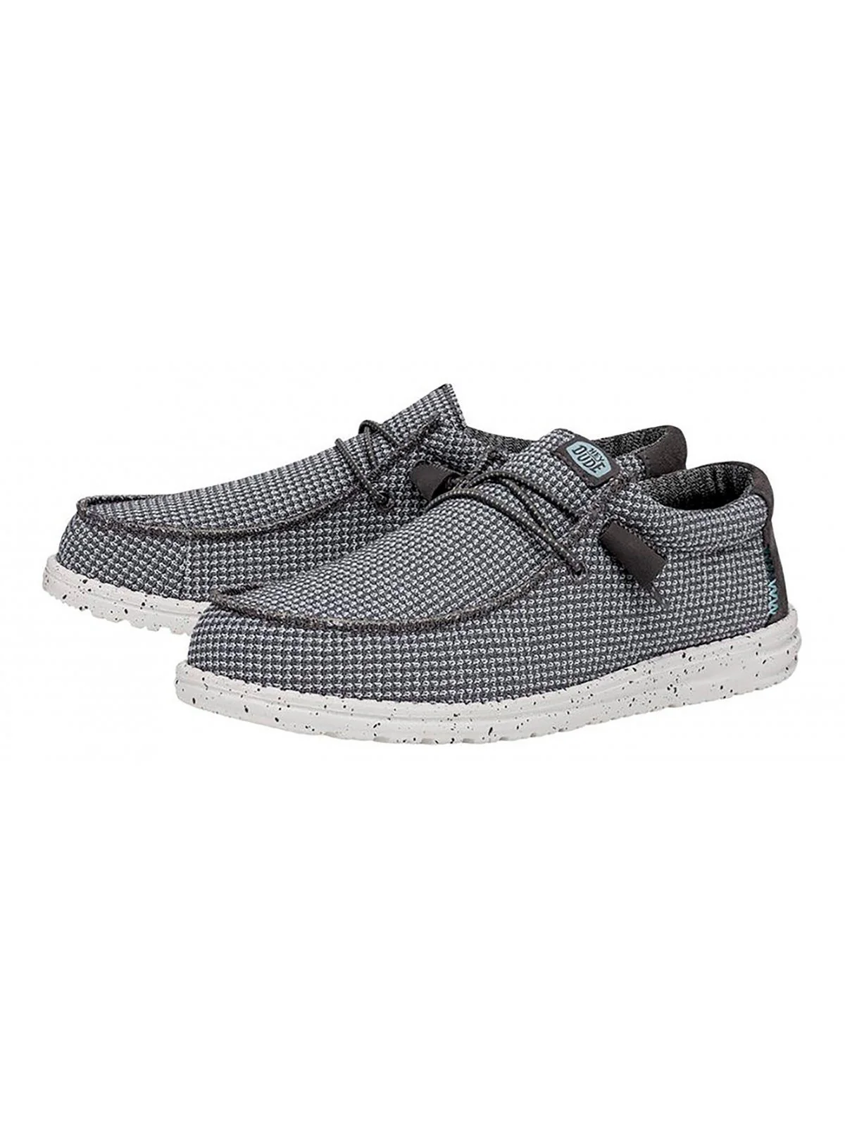 HEY DUDE Mocassino Uomo Wally Sport Mesh HD.40403 030 Grigio - Image 6
