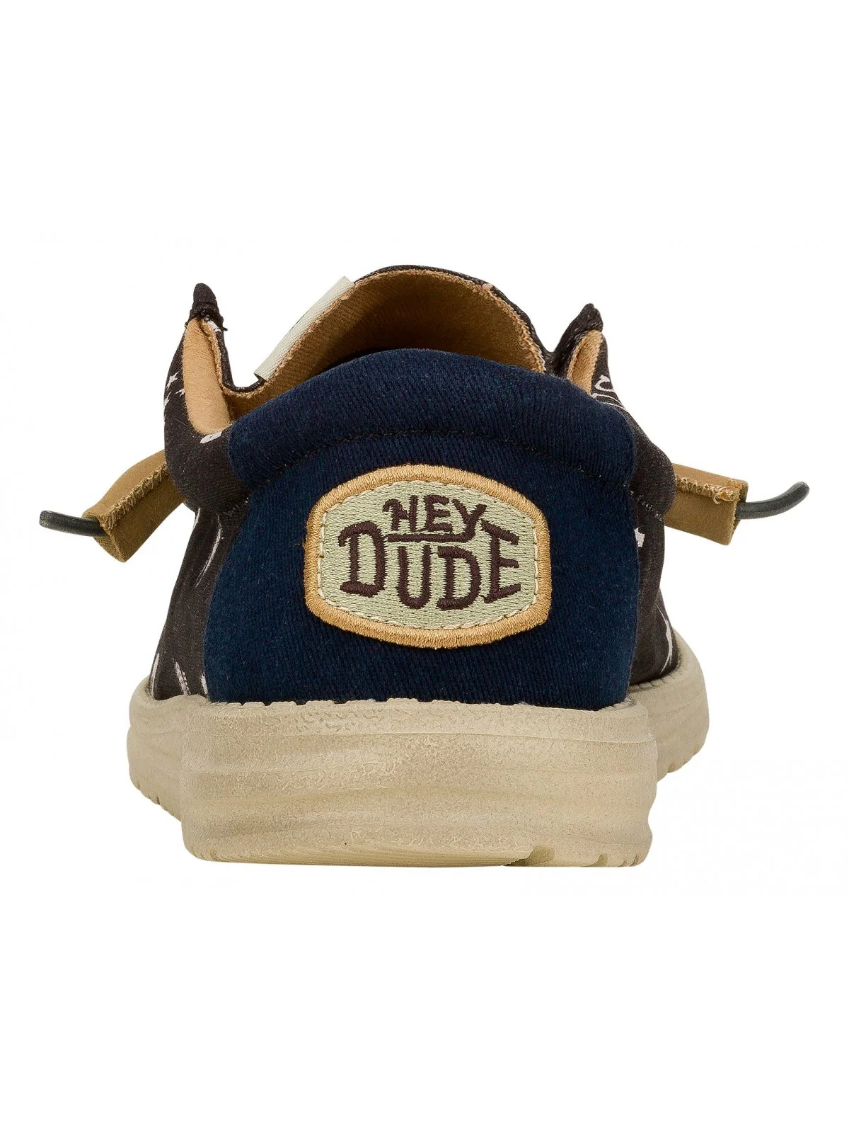 HEY DUDE Mocassino Uomo Wally Stars n Skulls Print HD.41284 001 Nero - Image 5