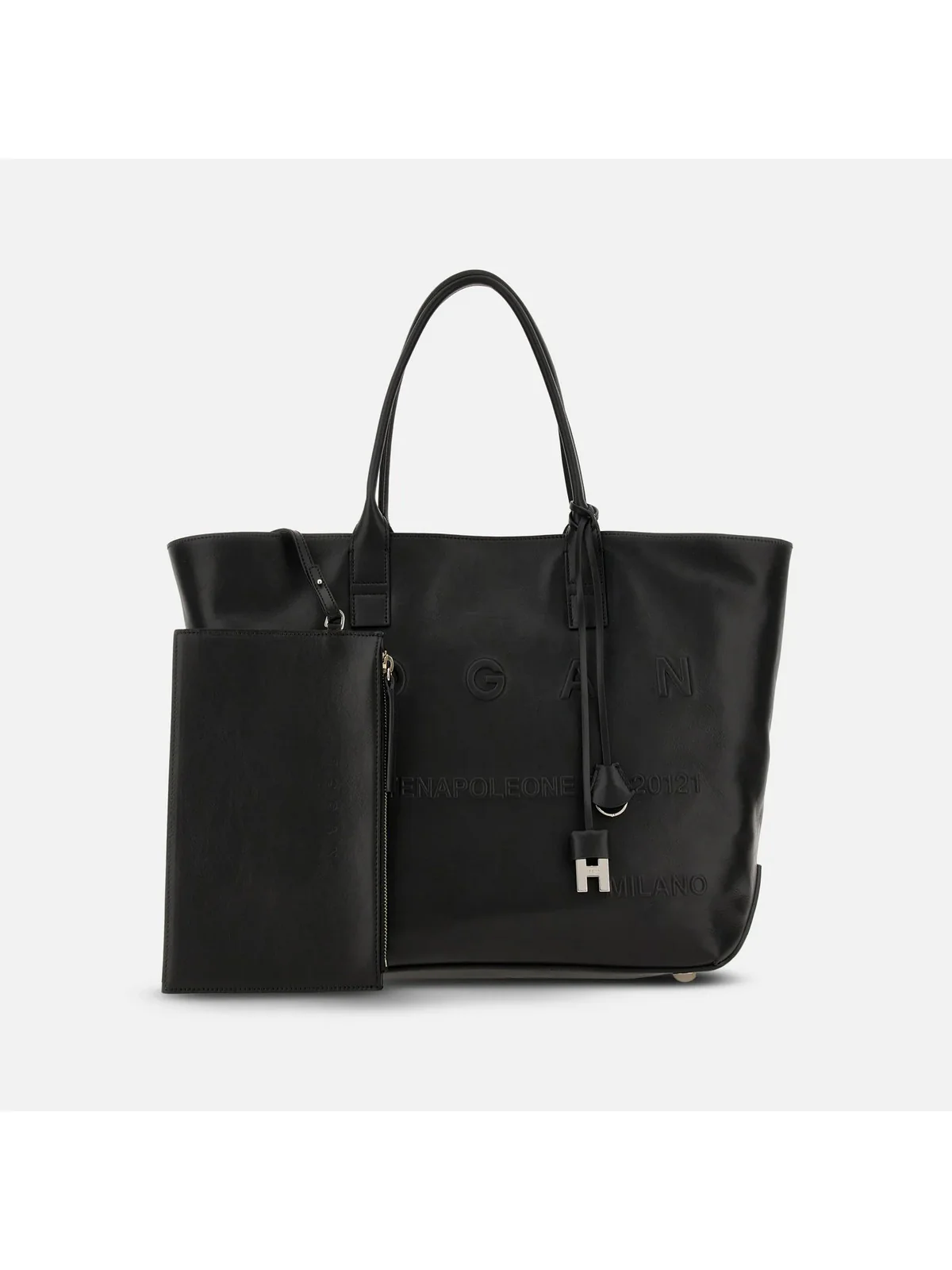 HOGAN Borsa Donna ADDRESS SHOPPING MEDIA KBW01TA0300TZPB999 Nero - Image 3