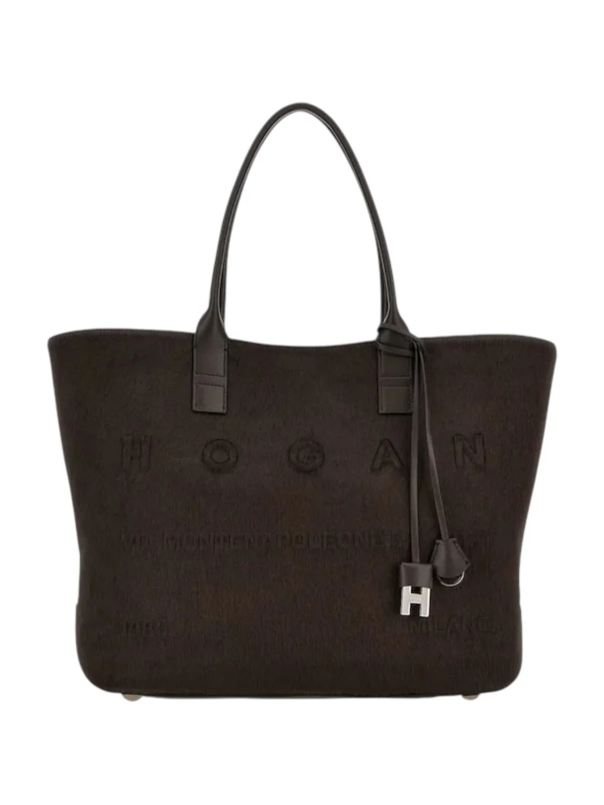 HOGAN Borsa Donna ADDRESS SHOPPING MEDIA KBW01TA1300UH4S808 PALISSANDRO - Image 2