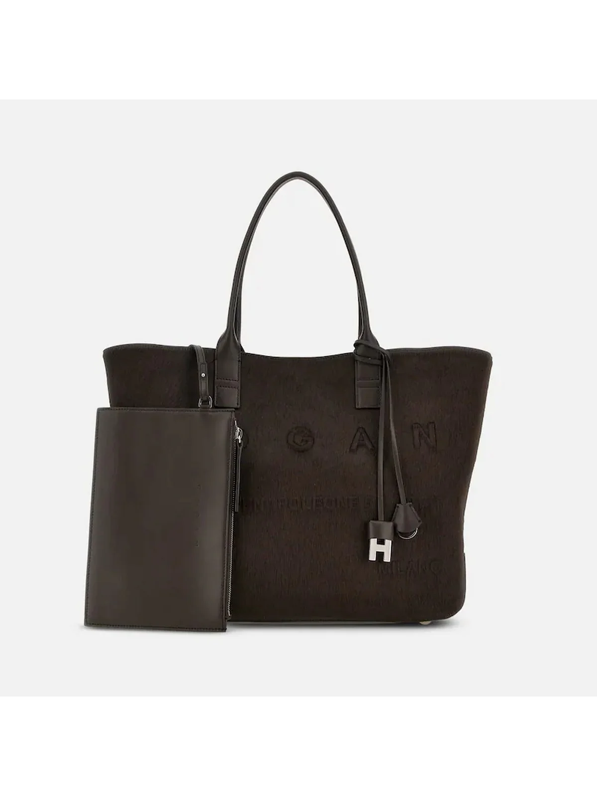 HOGAN Borsa Donna ADDRESS SHOPPING MEDIA KBW01TA1300UH4S808 PALISSANDRO - Image 6