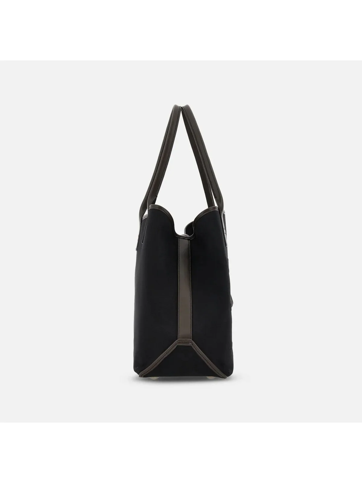 HOGAN Borsa Donna ADDRESS SHOPPING MEDIA TESSUTO KBW01TA2300UH7012D B999(NERO)+S808(PALISSANDRO) - Image 7