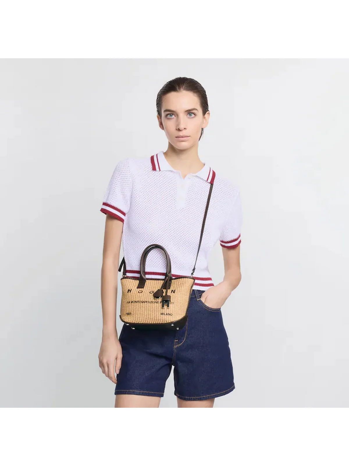 HOGAN Borsa Donna  KBW01TA5100UYI7E06 C013(CREMA CHIARO)+S610(COCONUT) - Image 2