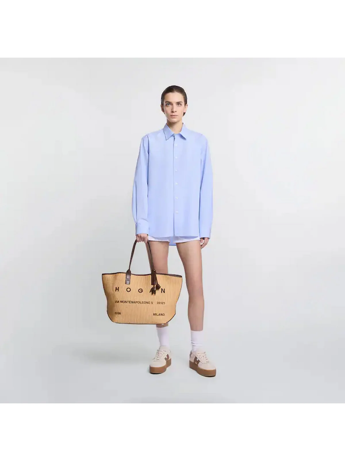 HOGAN Borsa Donna  KBW01TA5300UYI7E06 C013(CREMA CHIARO)+S610(COCONUT) - Image 2