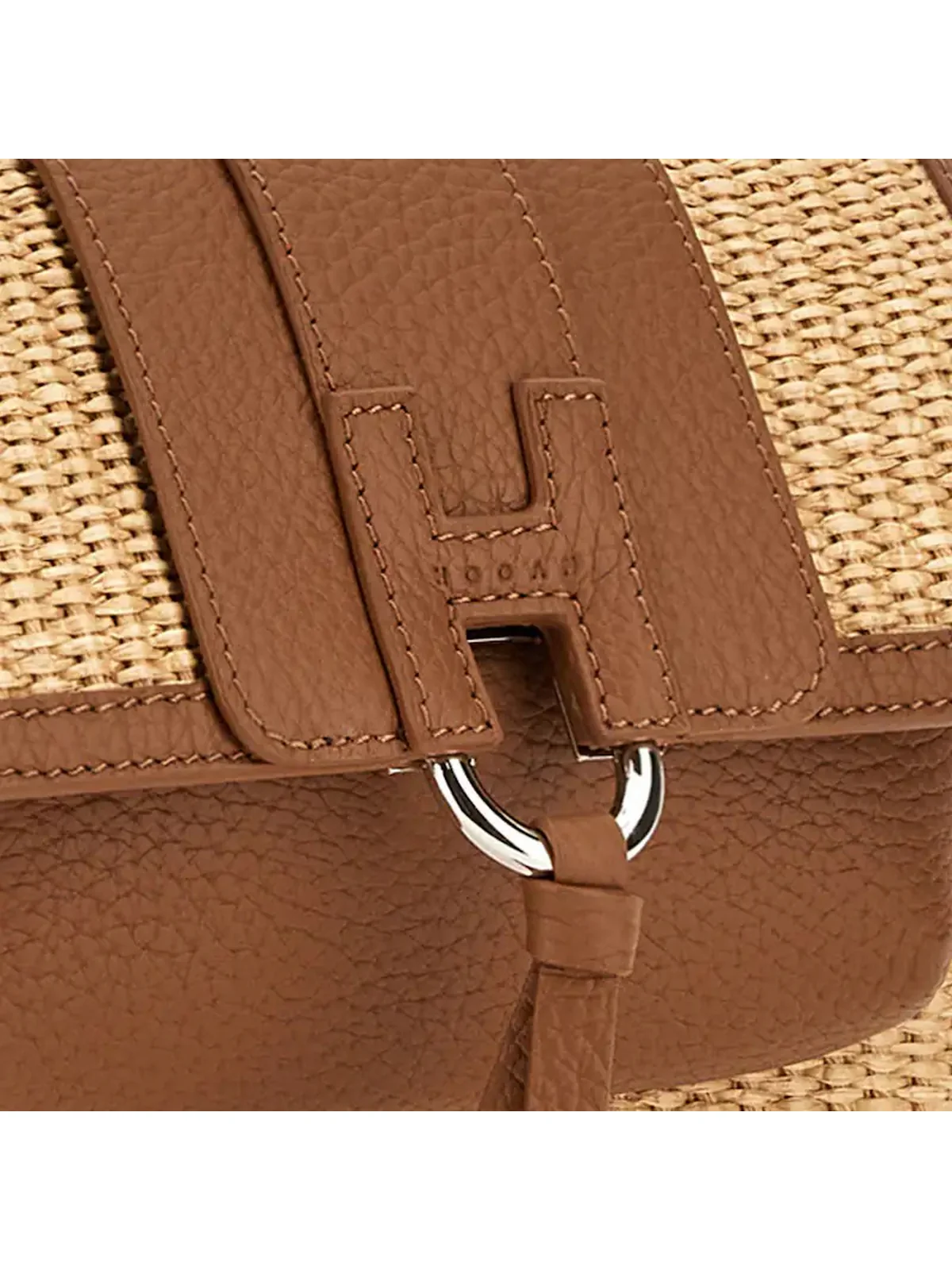 HOGAN Borsa Donna  KBW01XI1100V131J26 C013(CREMA CHIARO)+S018(COGNAC SCURO) - Image 3