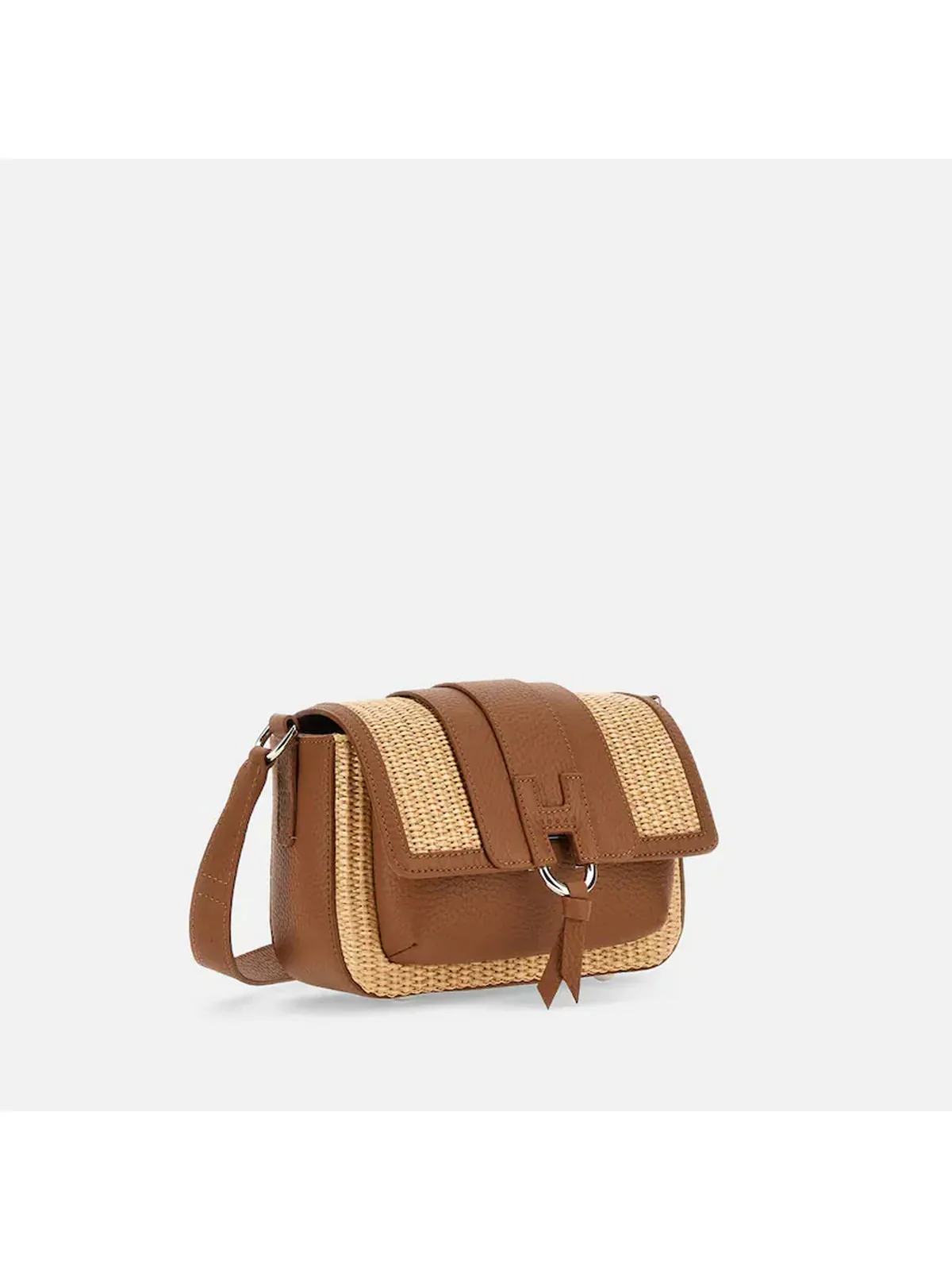HOGAN Borsa Donna  KBW01XI1100V131J26 C013(CREMA CHIARO)+S018(COGNAC SCURO) - Image 6