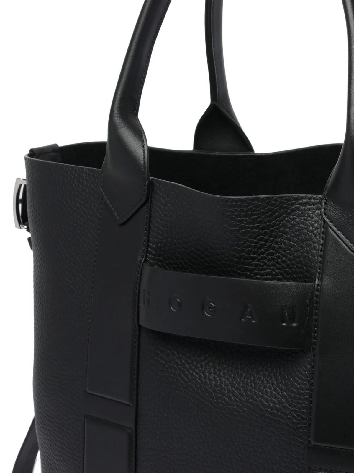 HOGAN Borsa Donna SCRIPT SHOPPING MEDIA KBW01OA0300UH9B999 Nero - Image 4