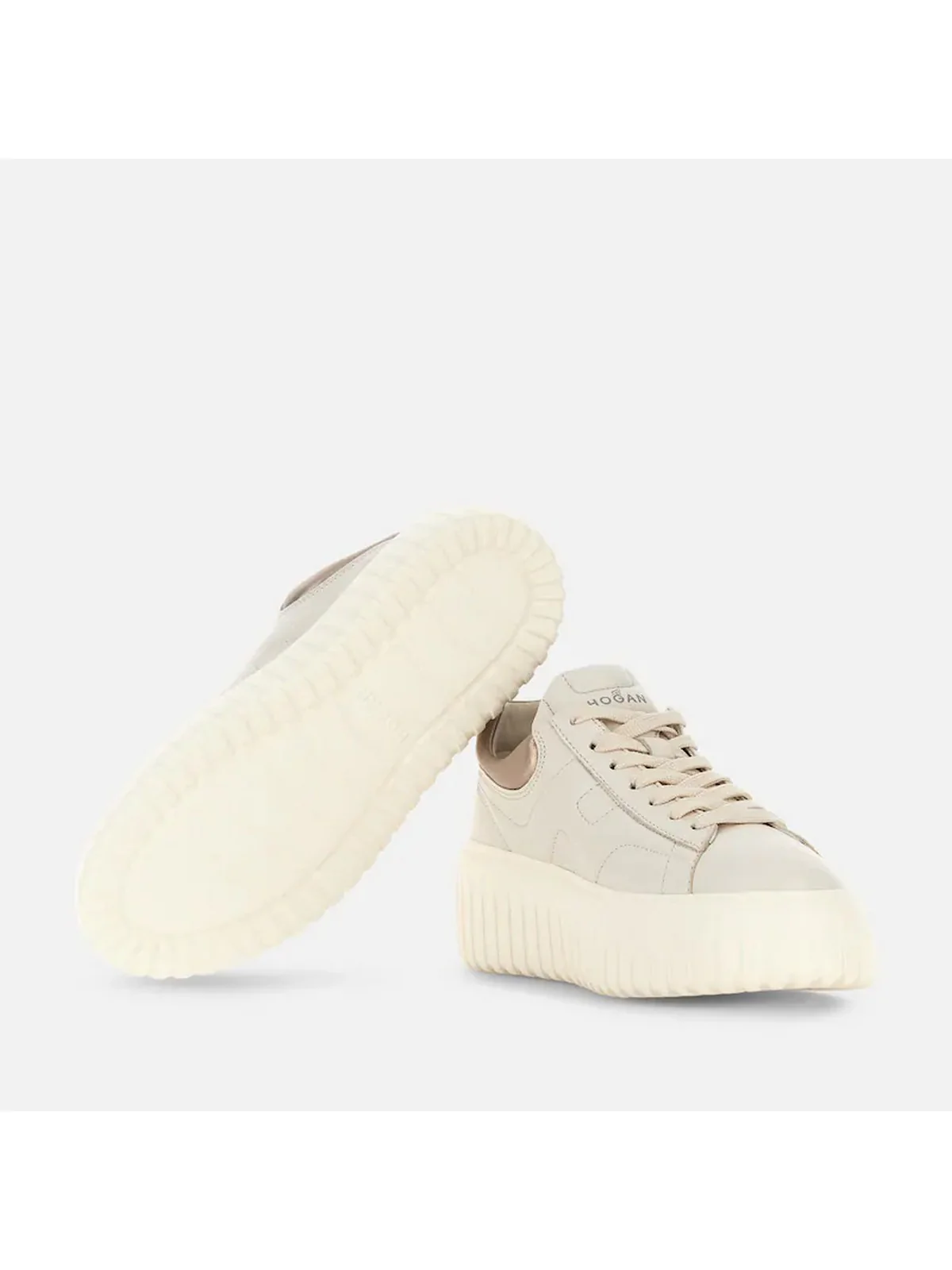 HOGAN Sneaker Donna H-STRIPES ALLACCIATO H HXW6450FC60KU00GAN B013+C202 - Image 5