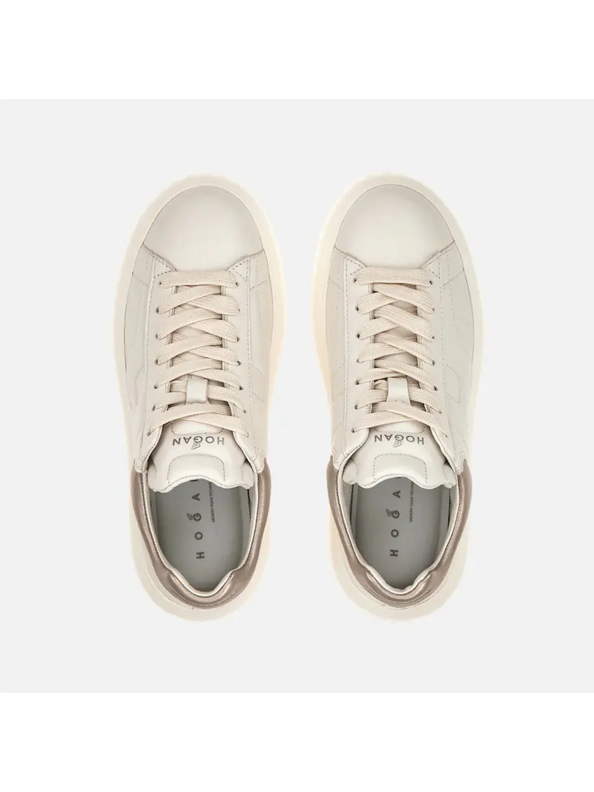 HOGAN Sneaker Donna H-STRIPES ALLACCIATO H HXW6450FC60KU00GAN B013+C202 - Image 6