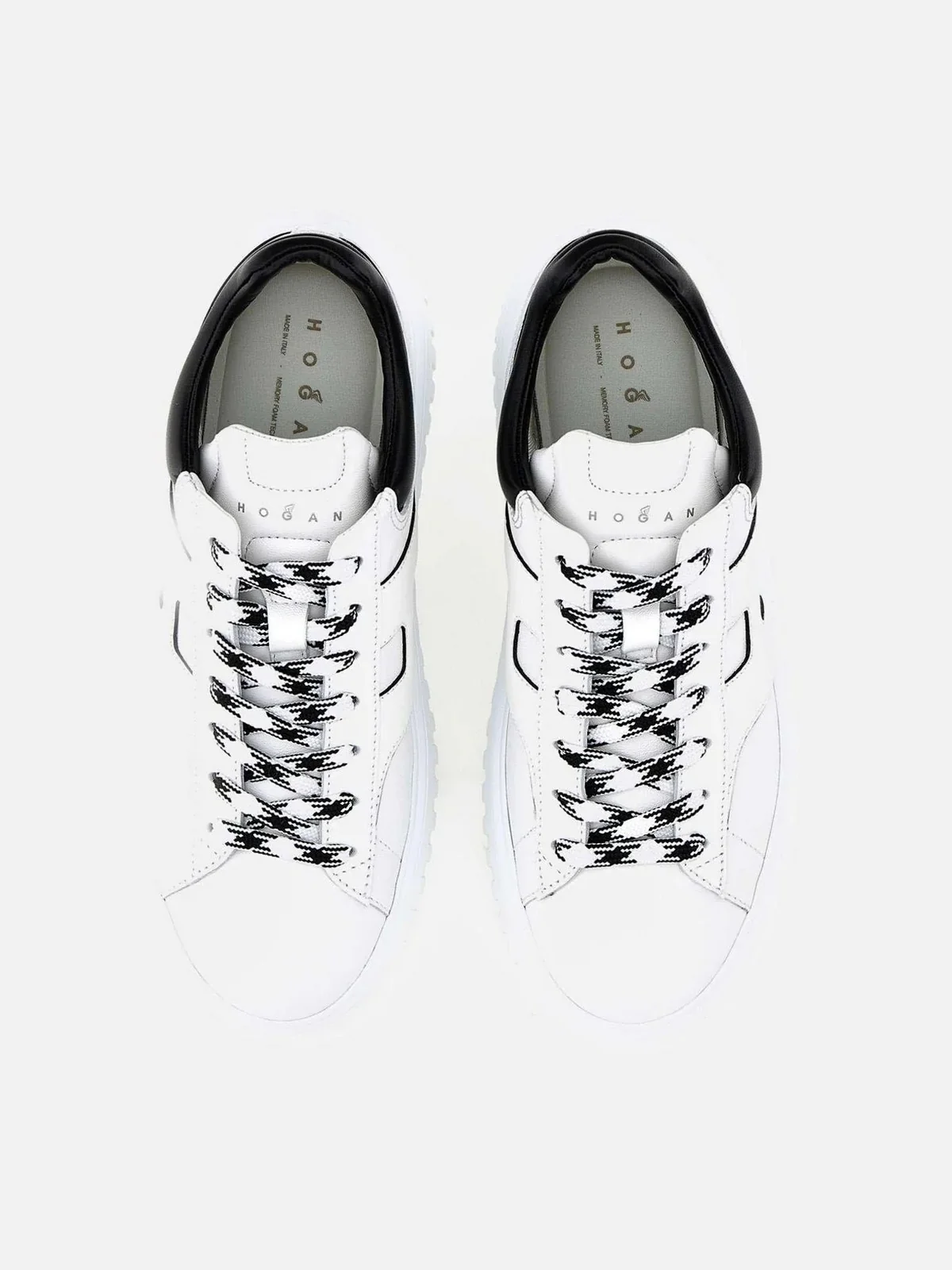 HOGAN Sneaker Donna  HXW6450FE93UY80001 B001(BIANCO)+B999(NERO) - Image 4