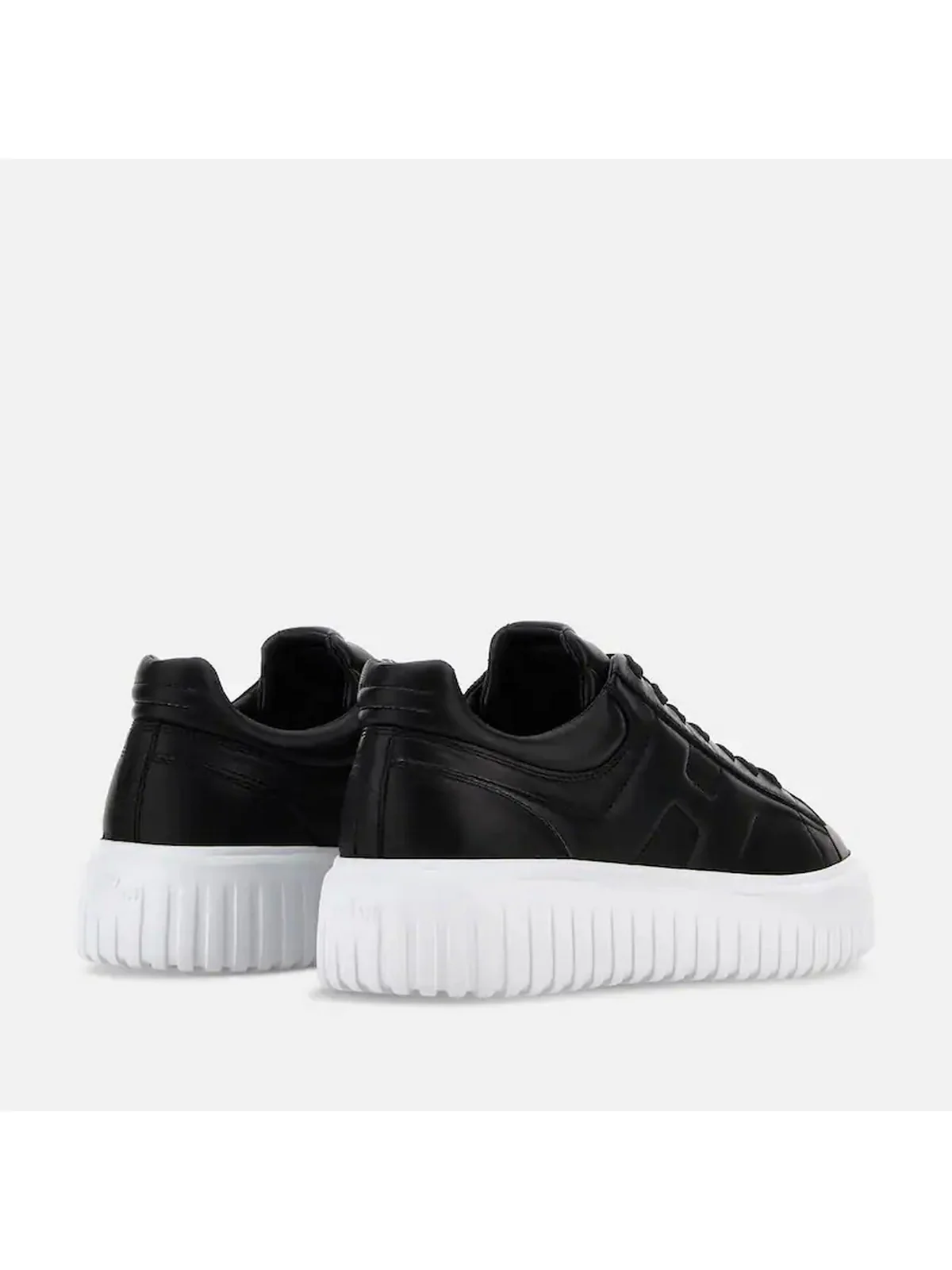 HOGAN Sneaker Uomo H-STRIPES ALLACCIATO H HXM6450FC60LE9B999 Nero - Image 3