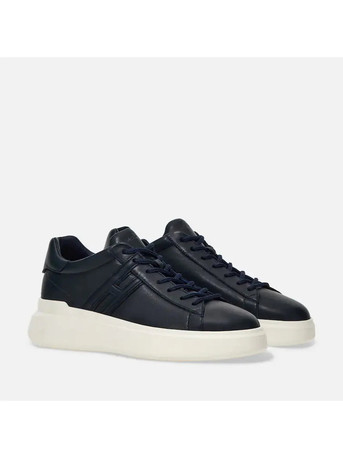 HOGAN Sneaker Uomo H580 ALLACCIATO H PROFILO HXM5800DV42LE9U805 NOTTE - Image 2