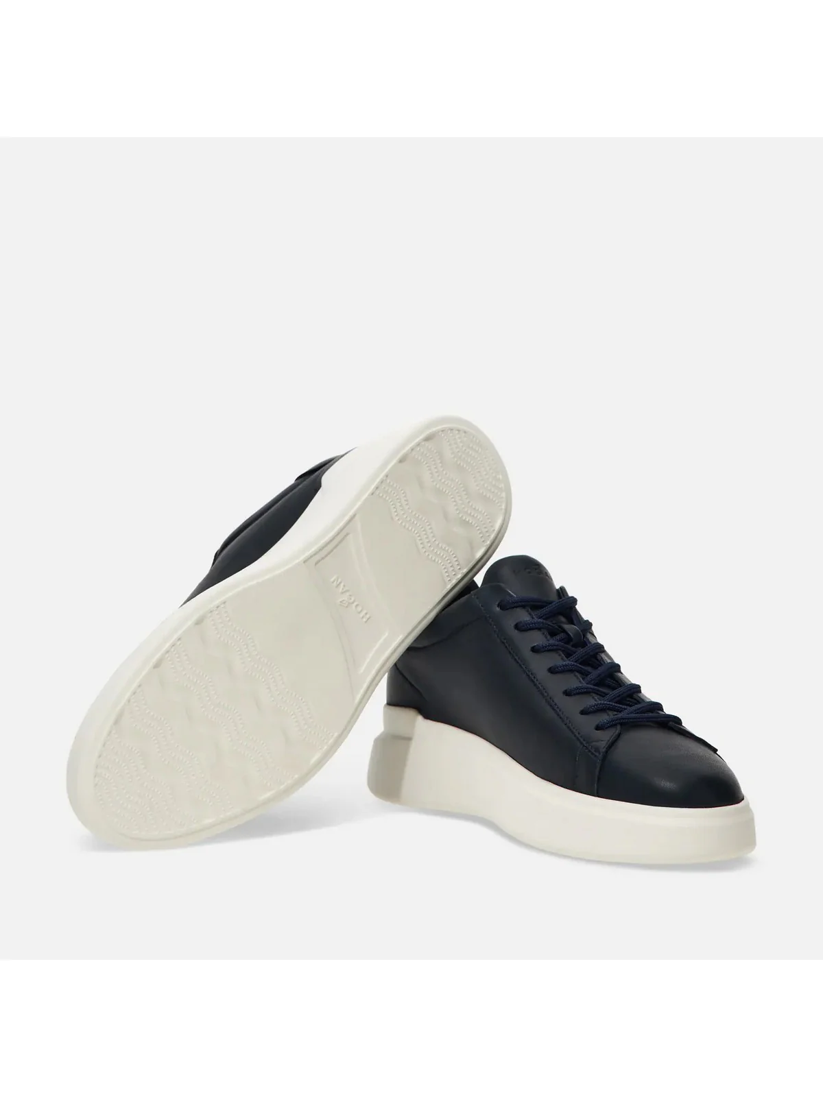 HOGAN Sneaker Uomo H580 ALLACCIATO H PROFILO HXM5800DV42LE9U805 NOTTE - Image 4