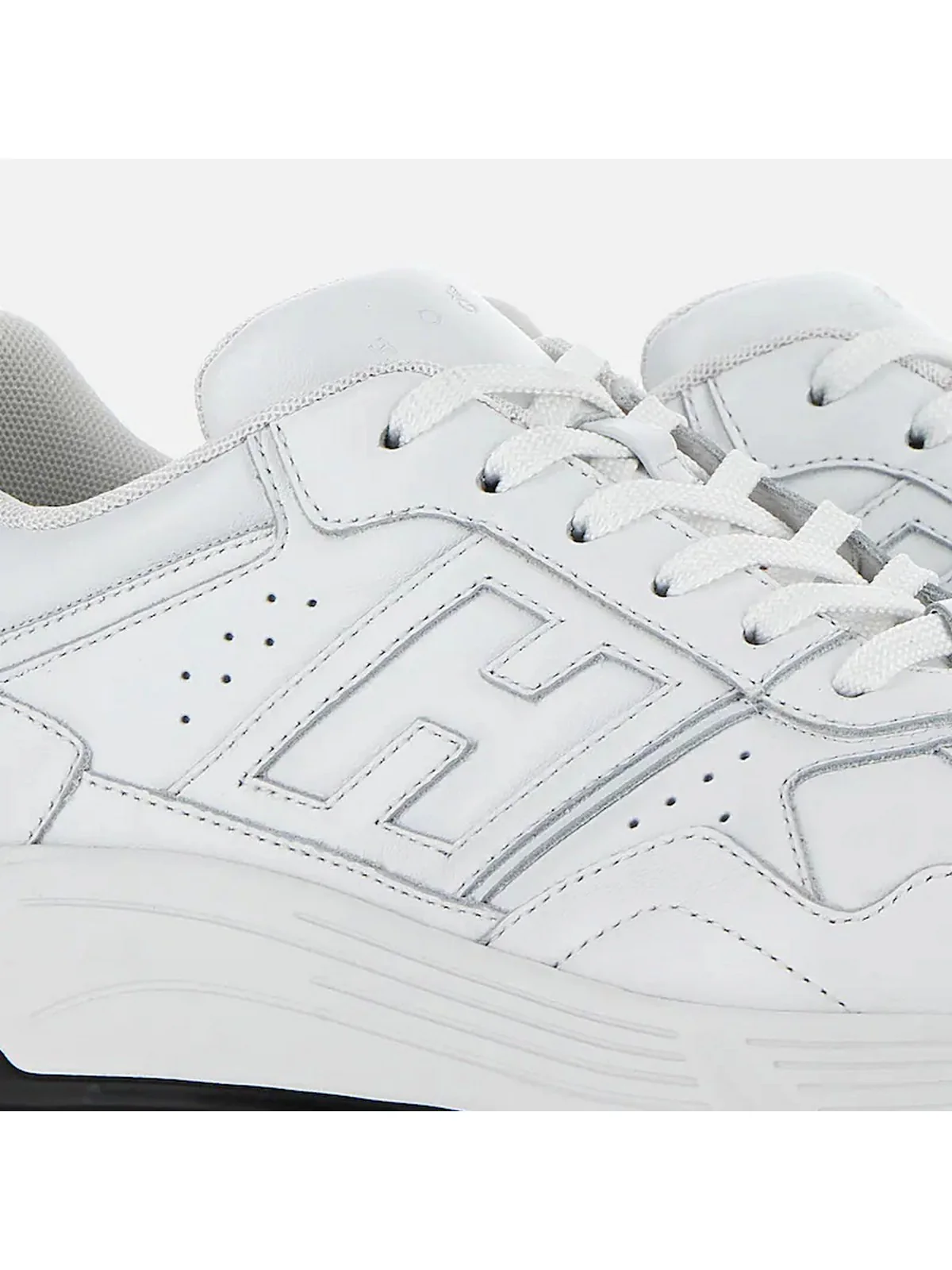 HOGAN Sneaker Uomo HOGAN HYPERLIGHT ALLACCIATO H HXM5630FK70JUSB001 Bianco - Image 4