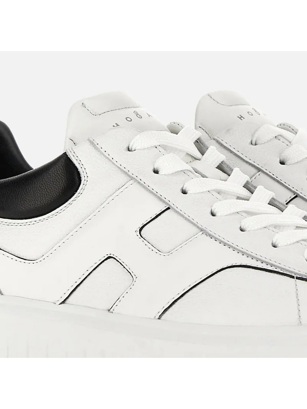 HOGAN Sneaker Uomo  HXM6450FE93UY80001 B001(BIANCO)+B999(NERO) - Image 2