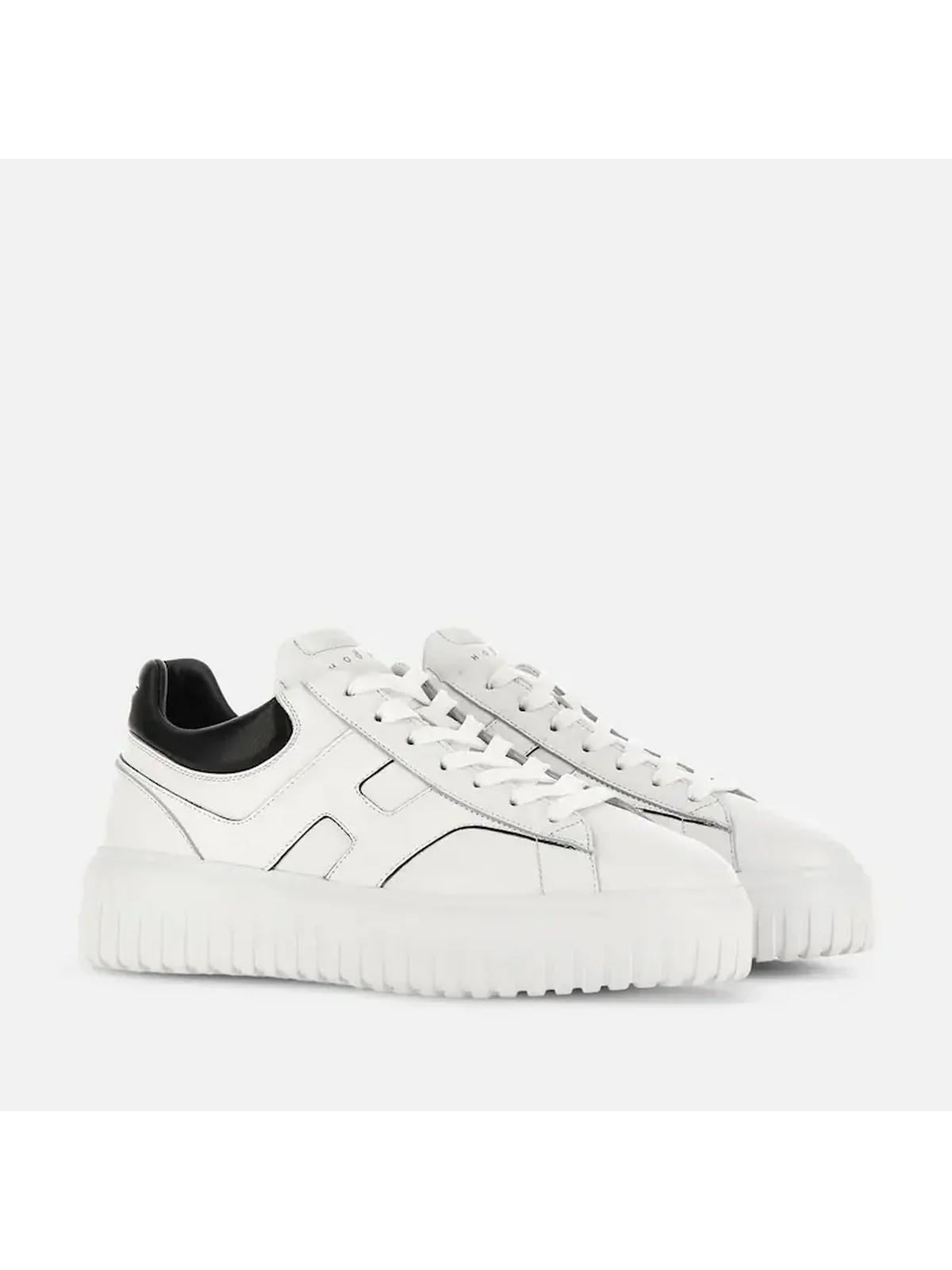 HOGAN Sneaker Uomo  HXM6450FE93UY80001 B001(BIANCO)+B999(NERO) - Image 6