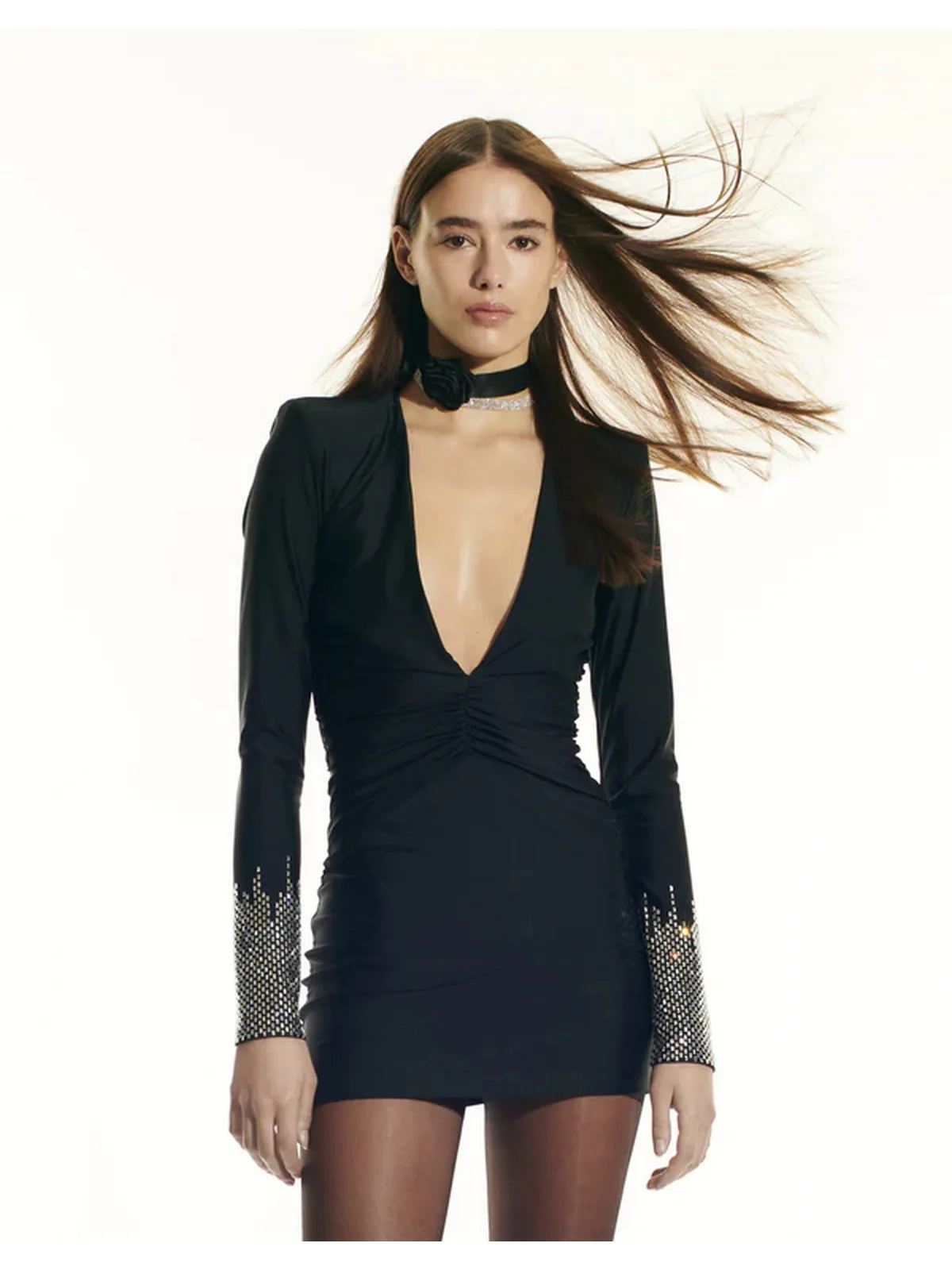HOUSE OF AMEN Abito Donna  HMW23421 009 Nero - Image 3