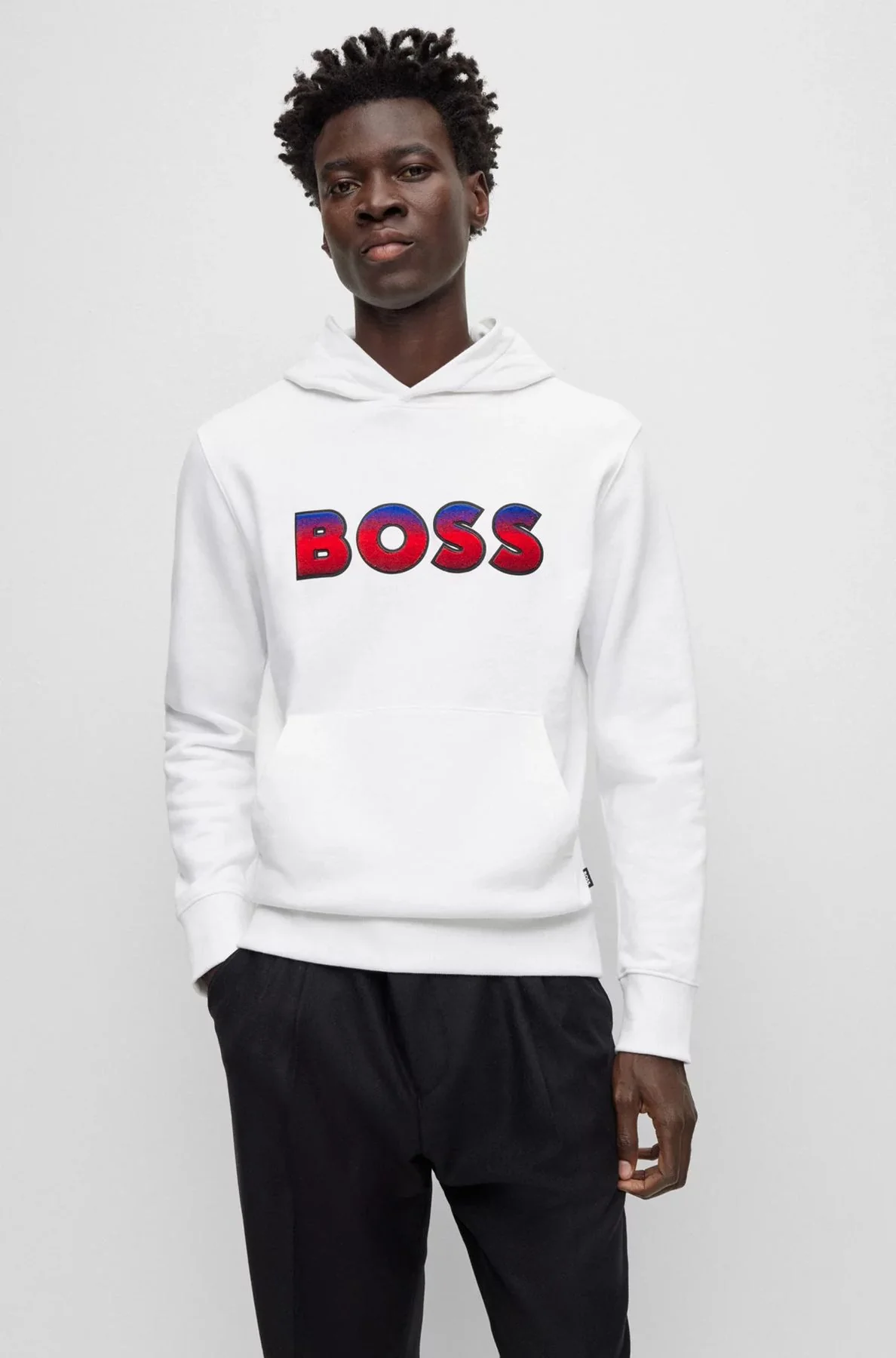 HUGO BOSS Felpa Uomo  50499560 100 Bianco - Image 2
