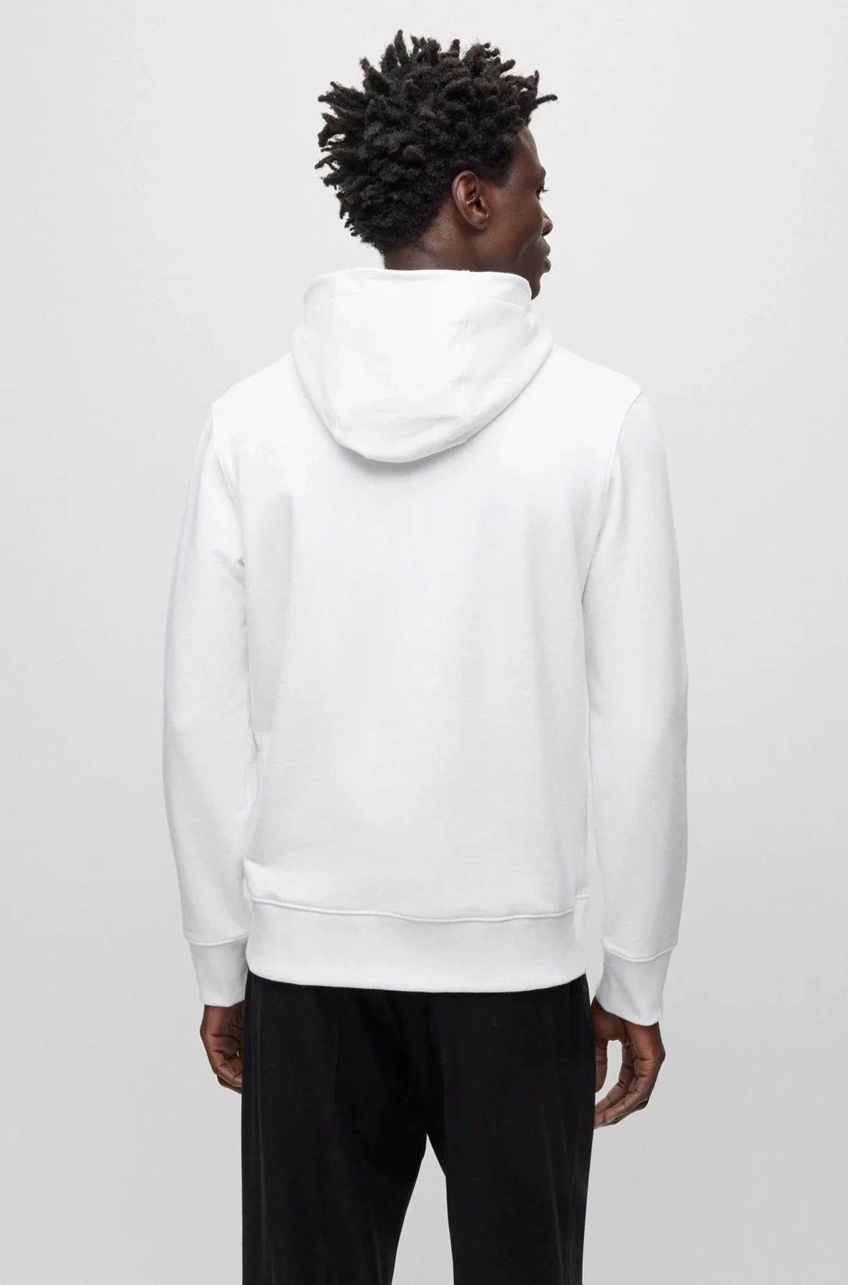 HUGO BOSS Felpa Uomo  50499560 100 Bianco - Image 3